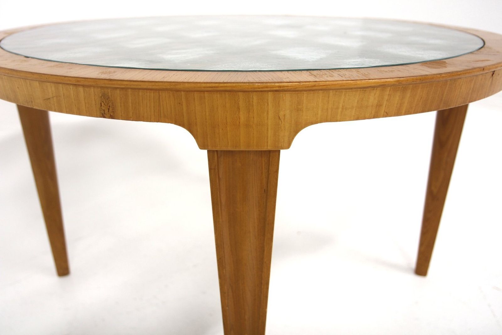 Table basse en noyer par Niels Enström pour Ferdinand Lundquist & Co, Suède, 1940 photo for sale