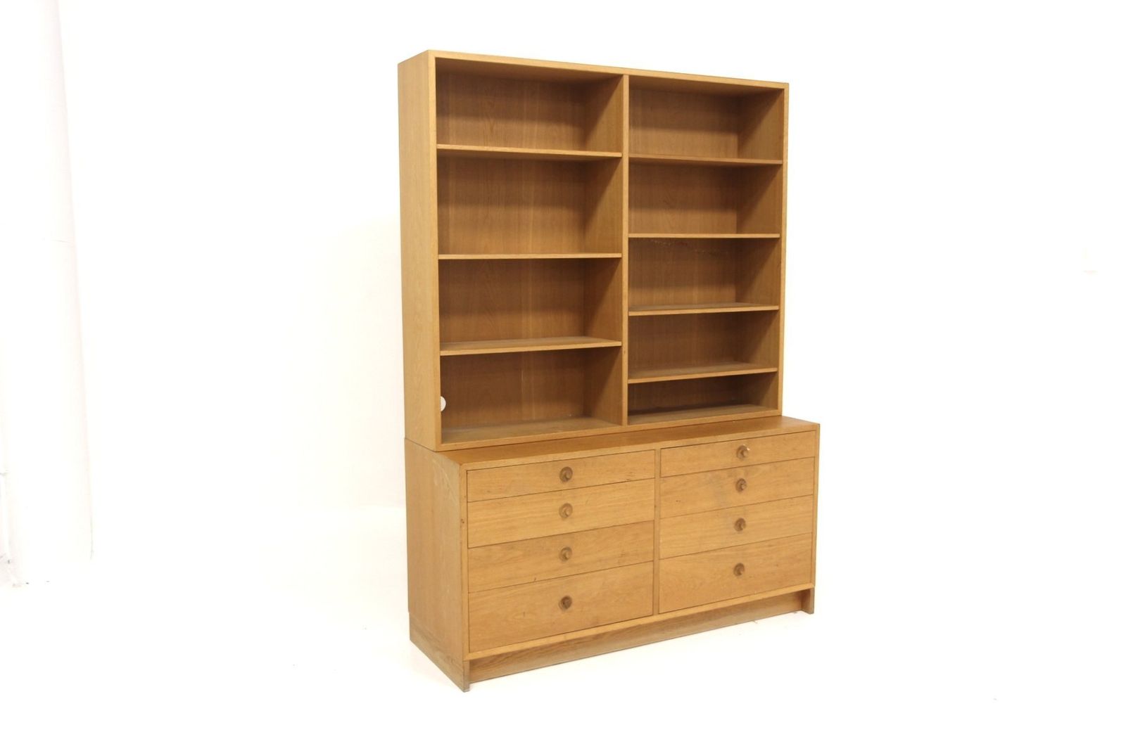 Bibliothèque scandinave en chêne Karl Andersson & Söner, par Børge Mogensen, Suède, années 1960