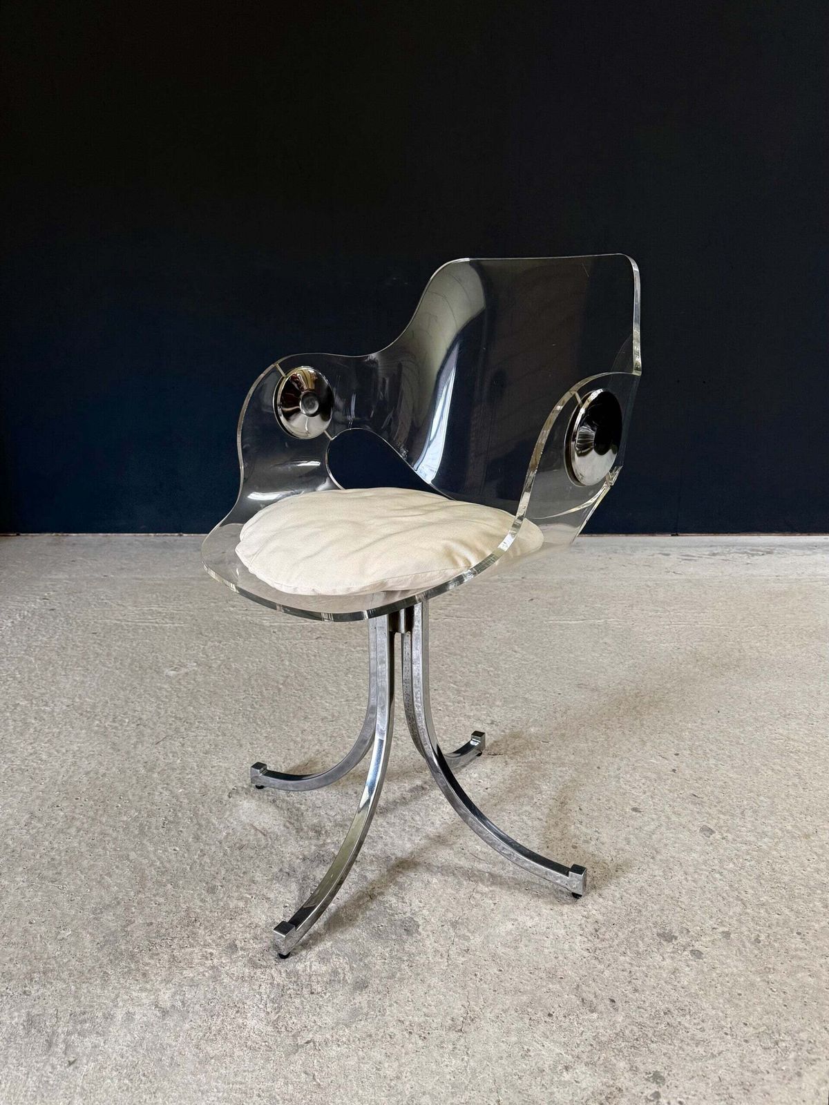 6400.0 Mcm Design Dining Chair Set By Boris Tabacoff, France 1970's photo
