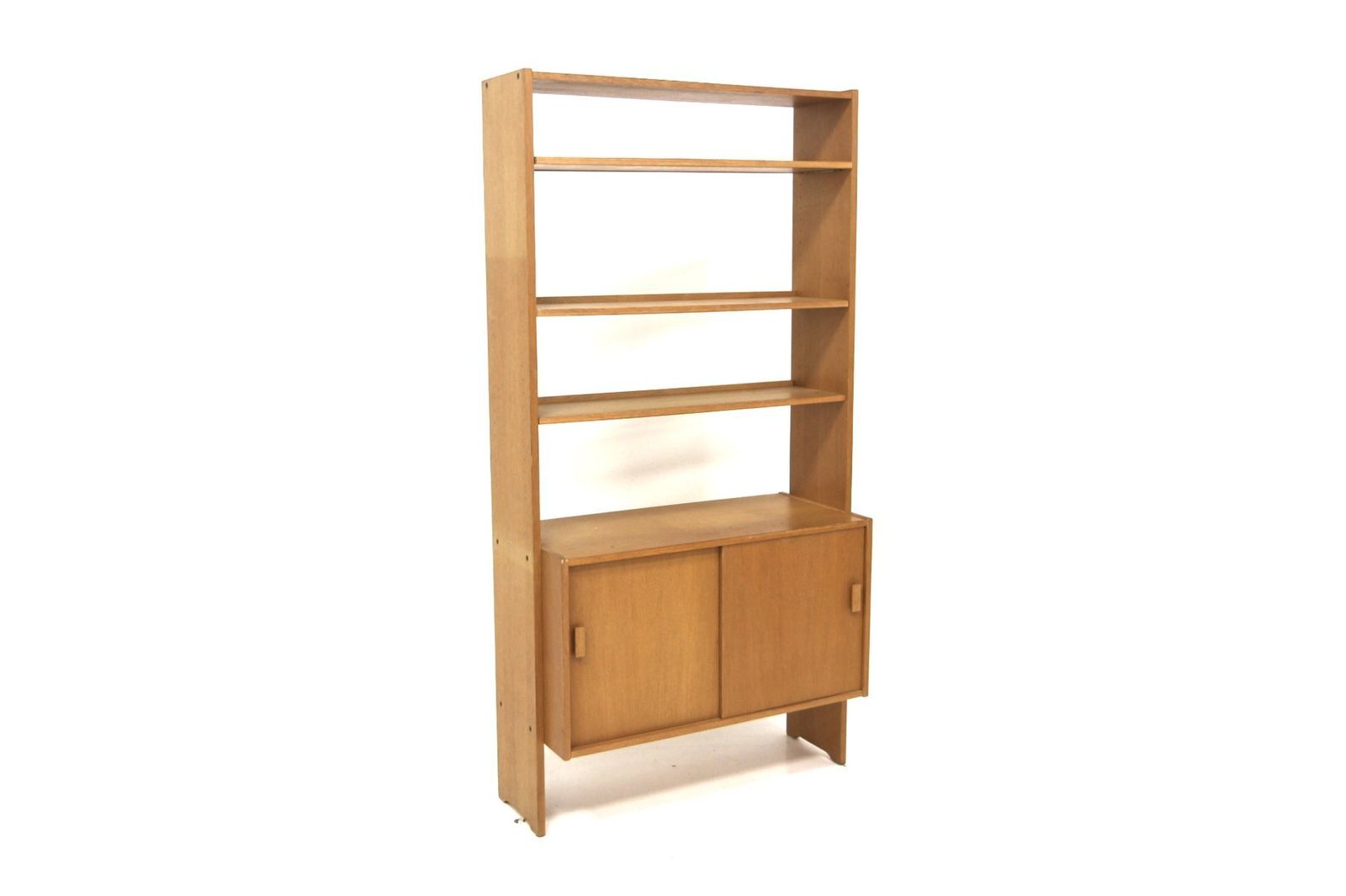 Bibliothèque scandinave en chêne, Suède, 1960