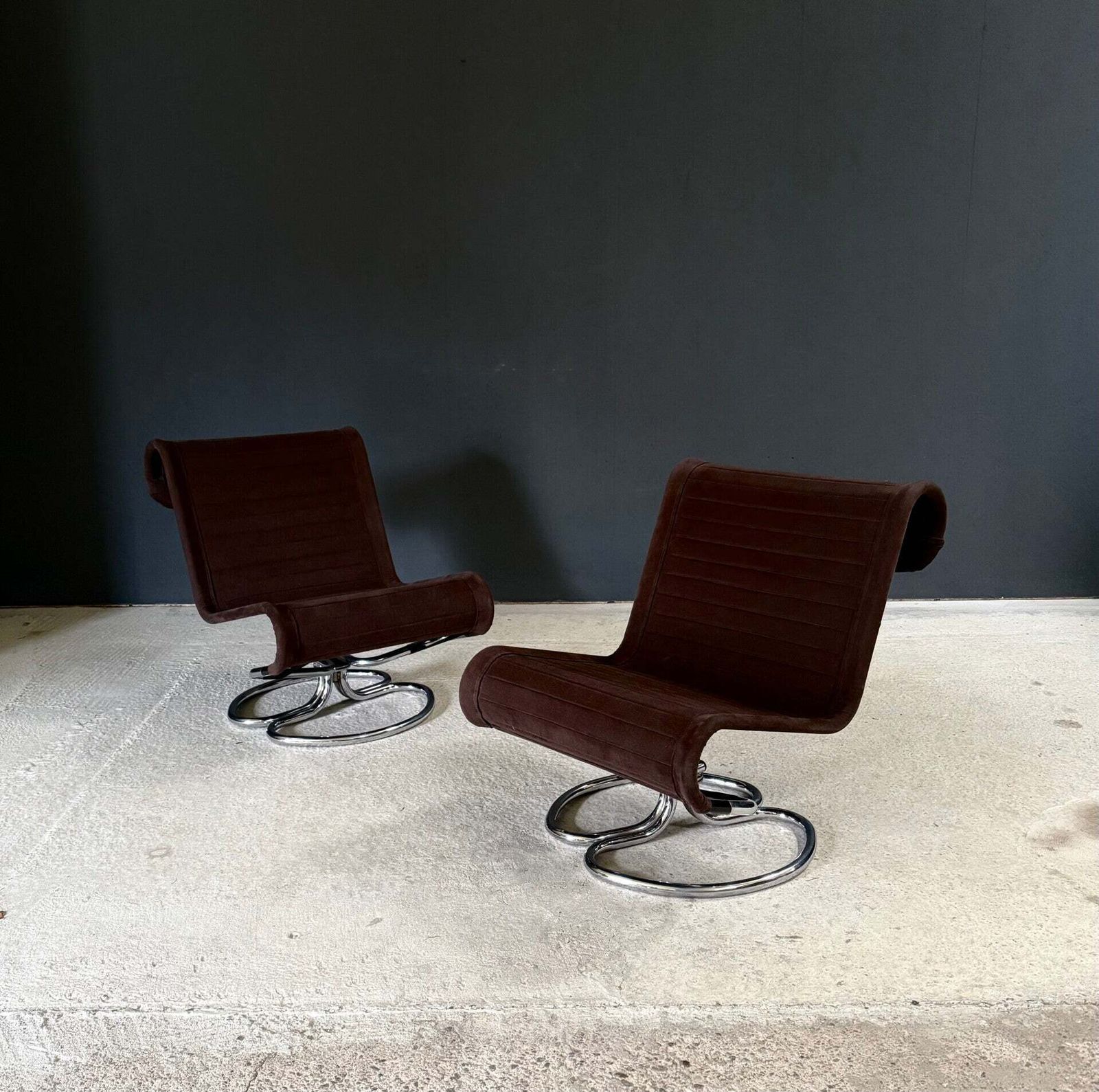 Mcm Design "Spaghetti" Lounge Chairs van Jan Dranger & Johan Huldt voor Ulferts Fabriker, jaren 1970 photo furniture