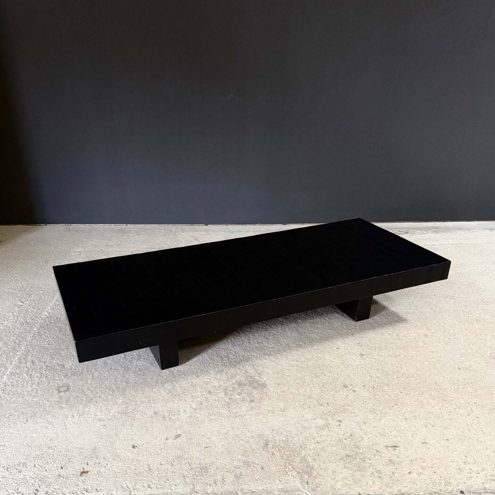 Postmodern Design Zwarte Bamboe Salontafel van Axel Vervoordt photo 1850.0
