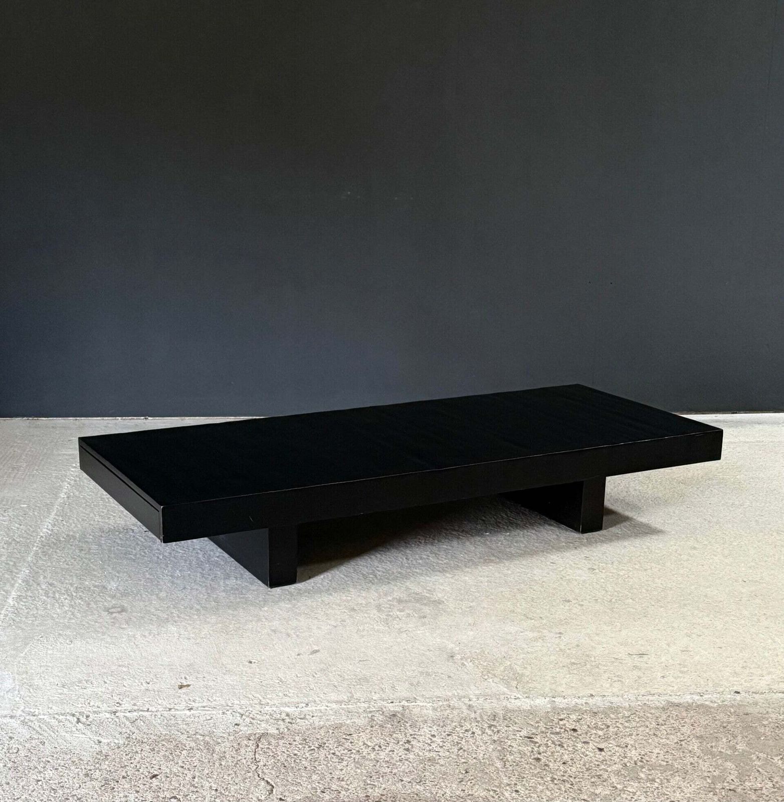 Postmodern Design Zwarte Bamboe Salontafel van Axel Vervoordt photo buy