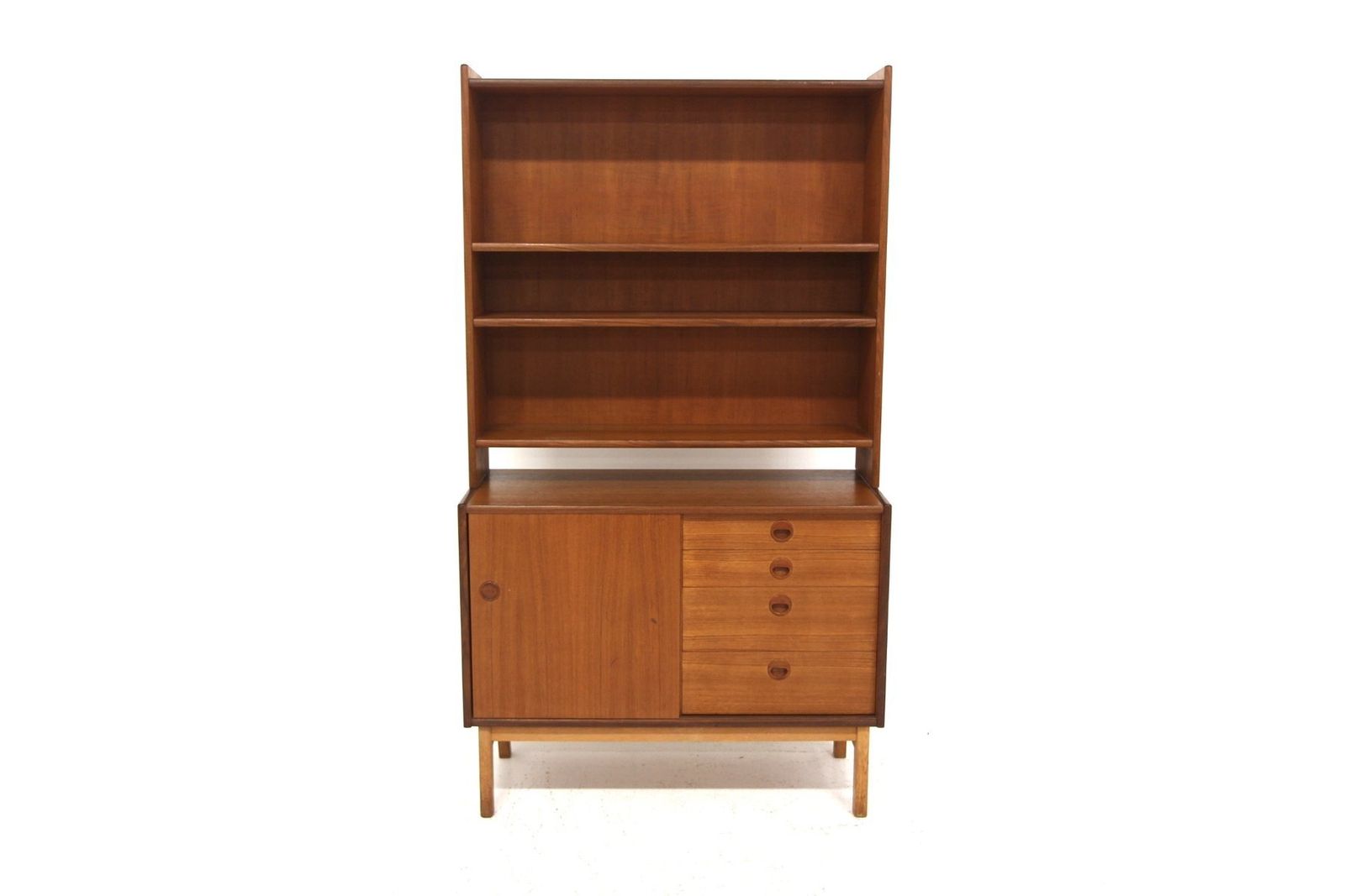 Bibliothèque scandinave en teck, Suède, 1960 photo furniture