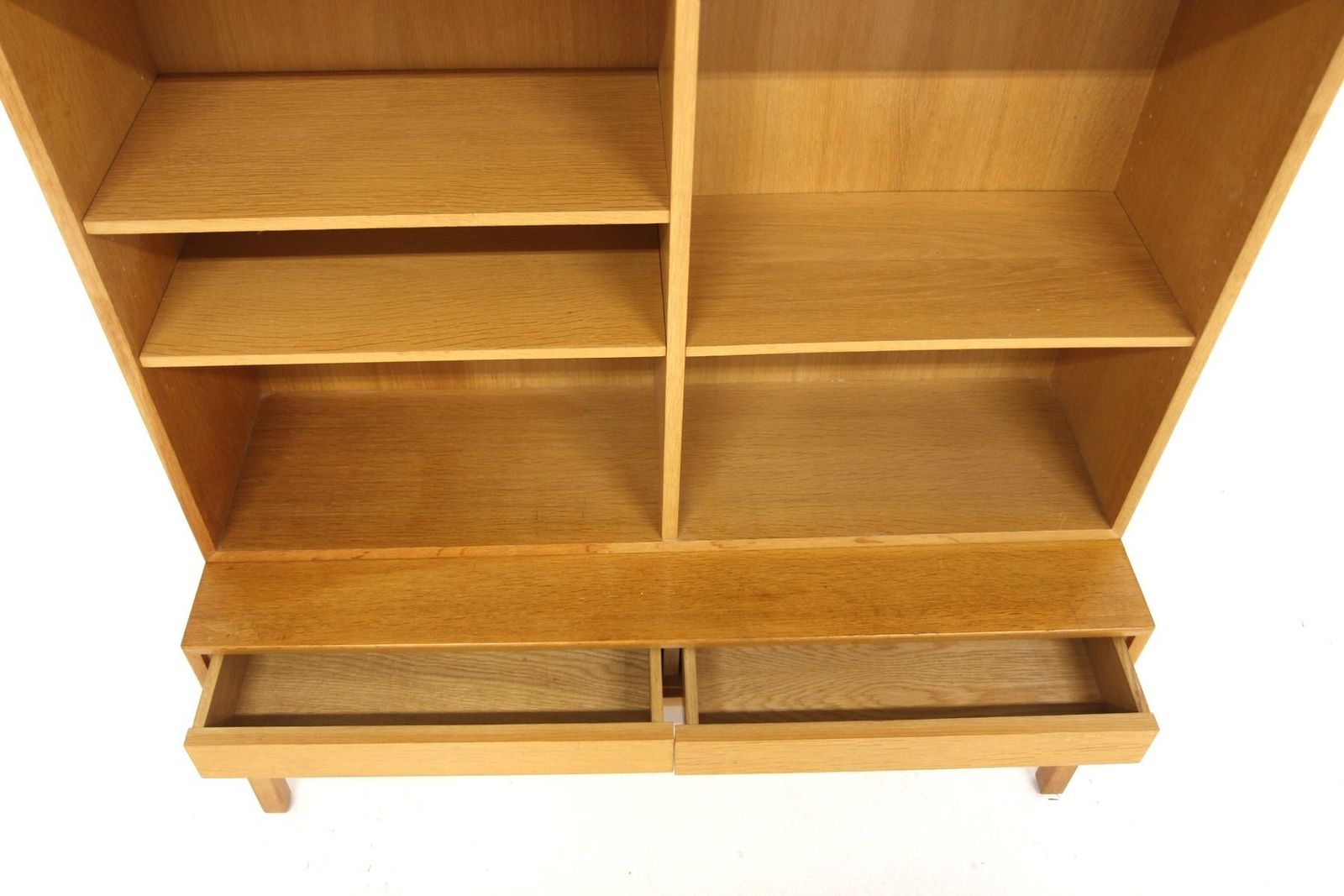 Bibliothèque scandinave Mtp en chêne par Marian Grabinski pour Ikea, Suède, 1960 photo Mobilier