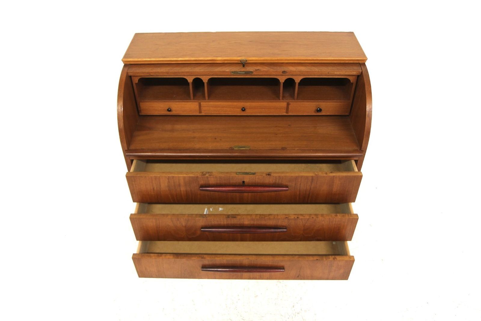 Scandinavian Teak Secretary, Bröderna Gustafssons, Sweden, 1960 photo for sale