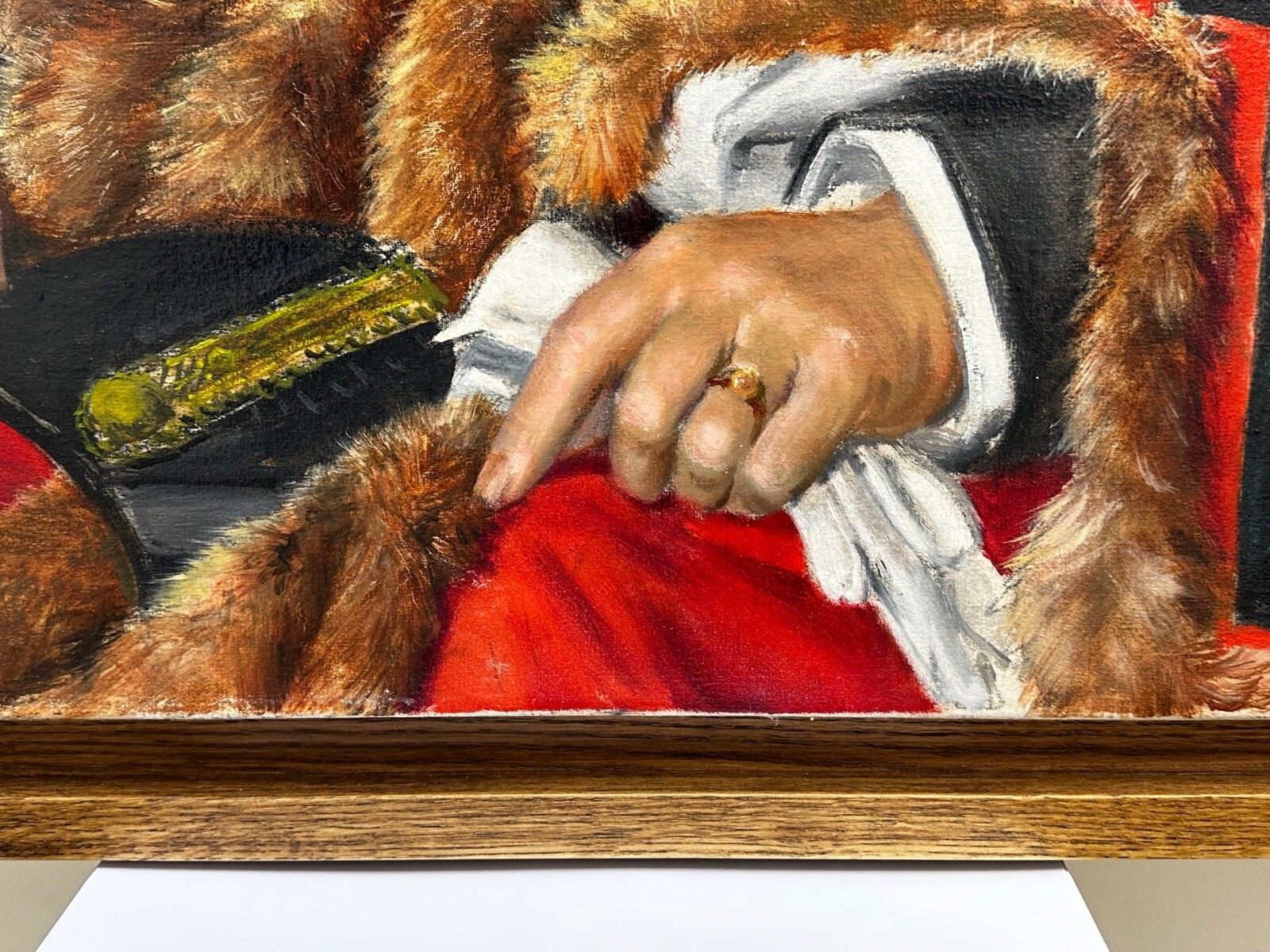Olieverfschilderij Burgemeester van Maidstone Frederick Leslie Wallis door Bernard Hailstone photo vinterior