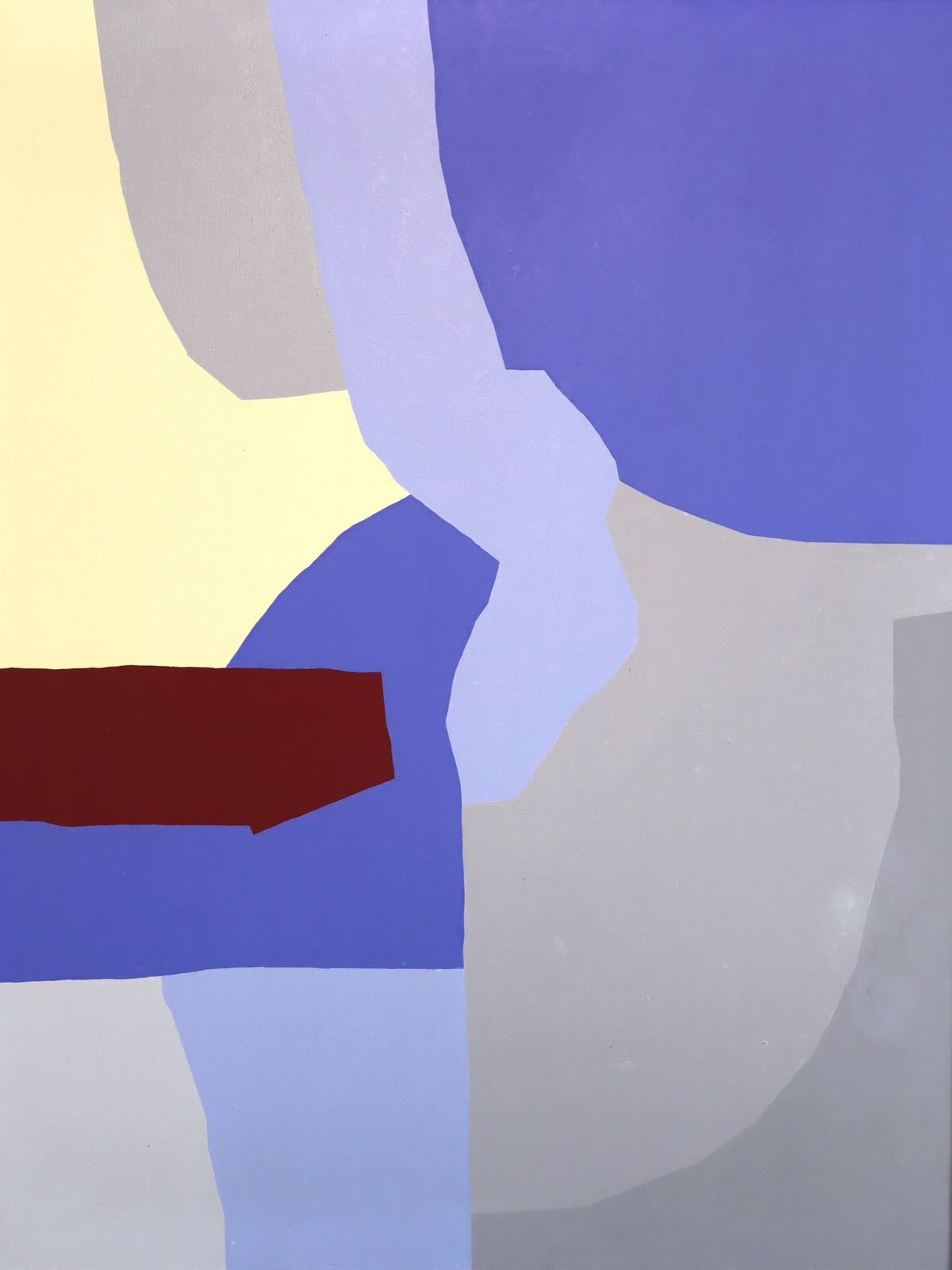 Boundaries In Blue, olieverfschilderij photo Kunst