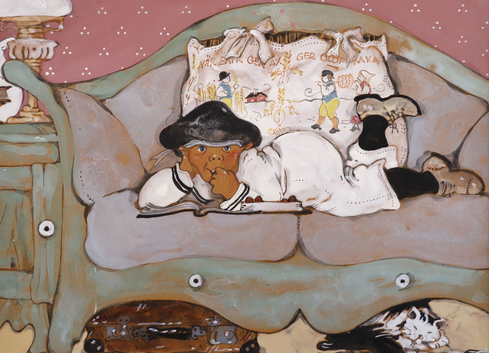 photo furniture The Comfort Of Home, Oil Painting