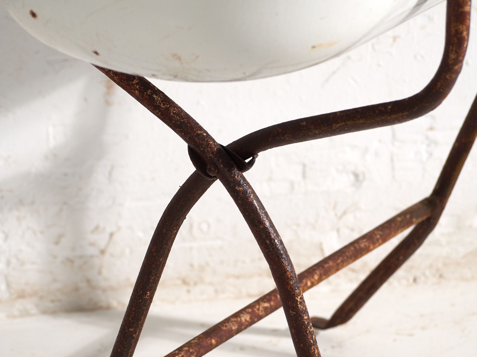 Antique Bathtub In Enamelled Iron – Central Europe, Circa 1950 #7 photo for sale