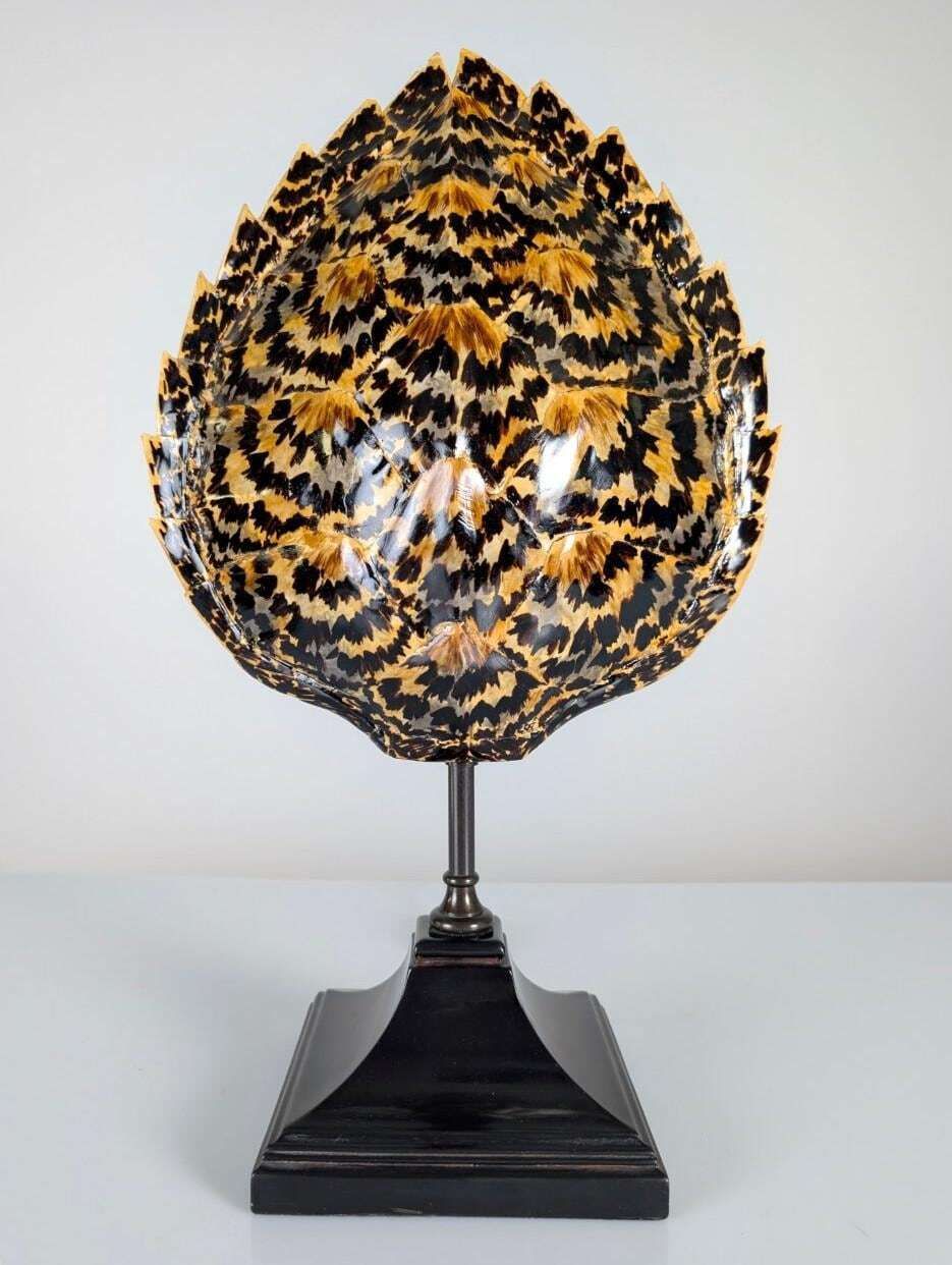 Turtle Shell Table Lamp In Resin, Maison Jansen, 1970s photo Lighting