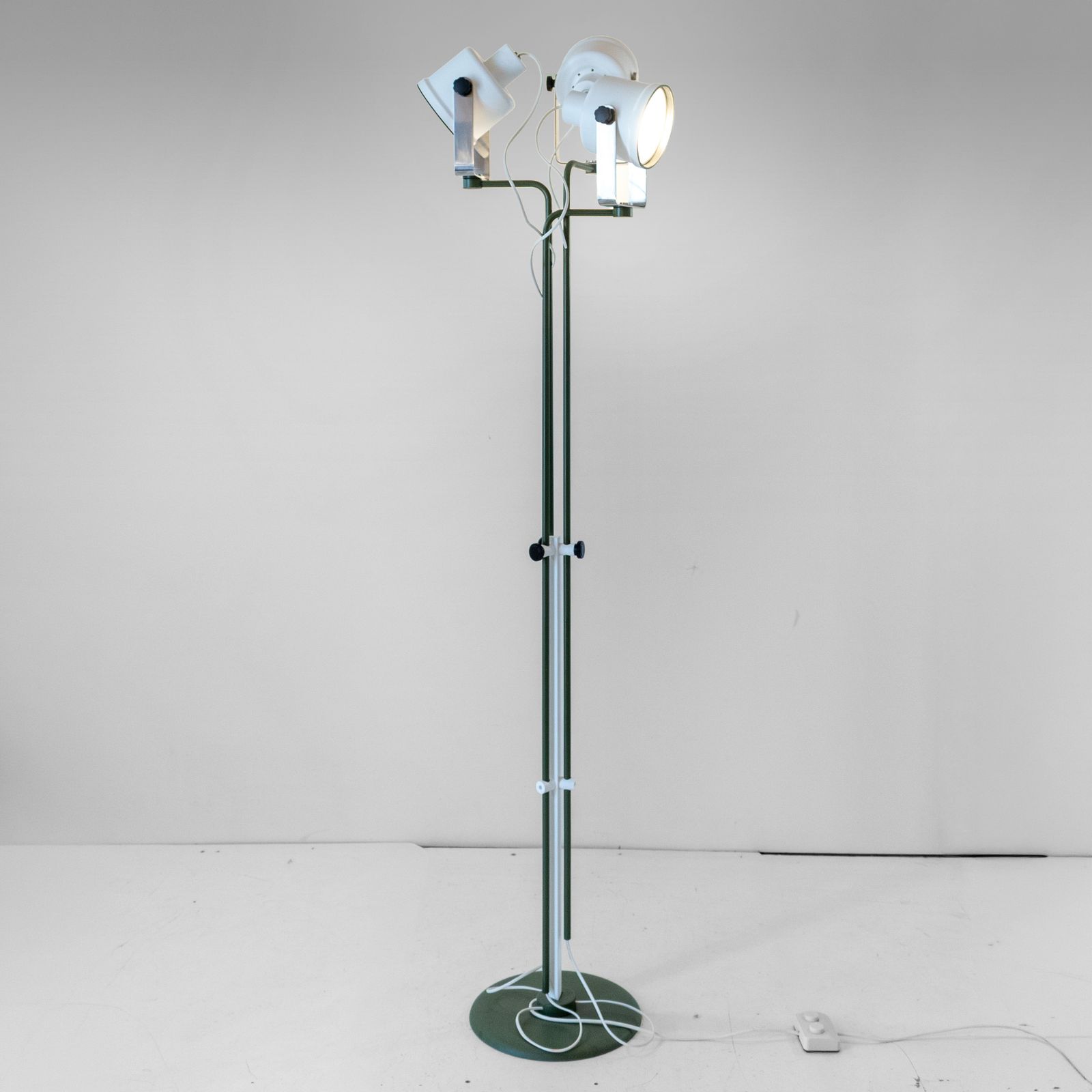 Lampadaire mid-century modern réglable P.L. Brusasco & G. Torretta pour Luci photo Luminaires