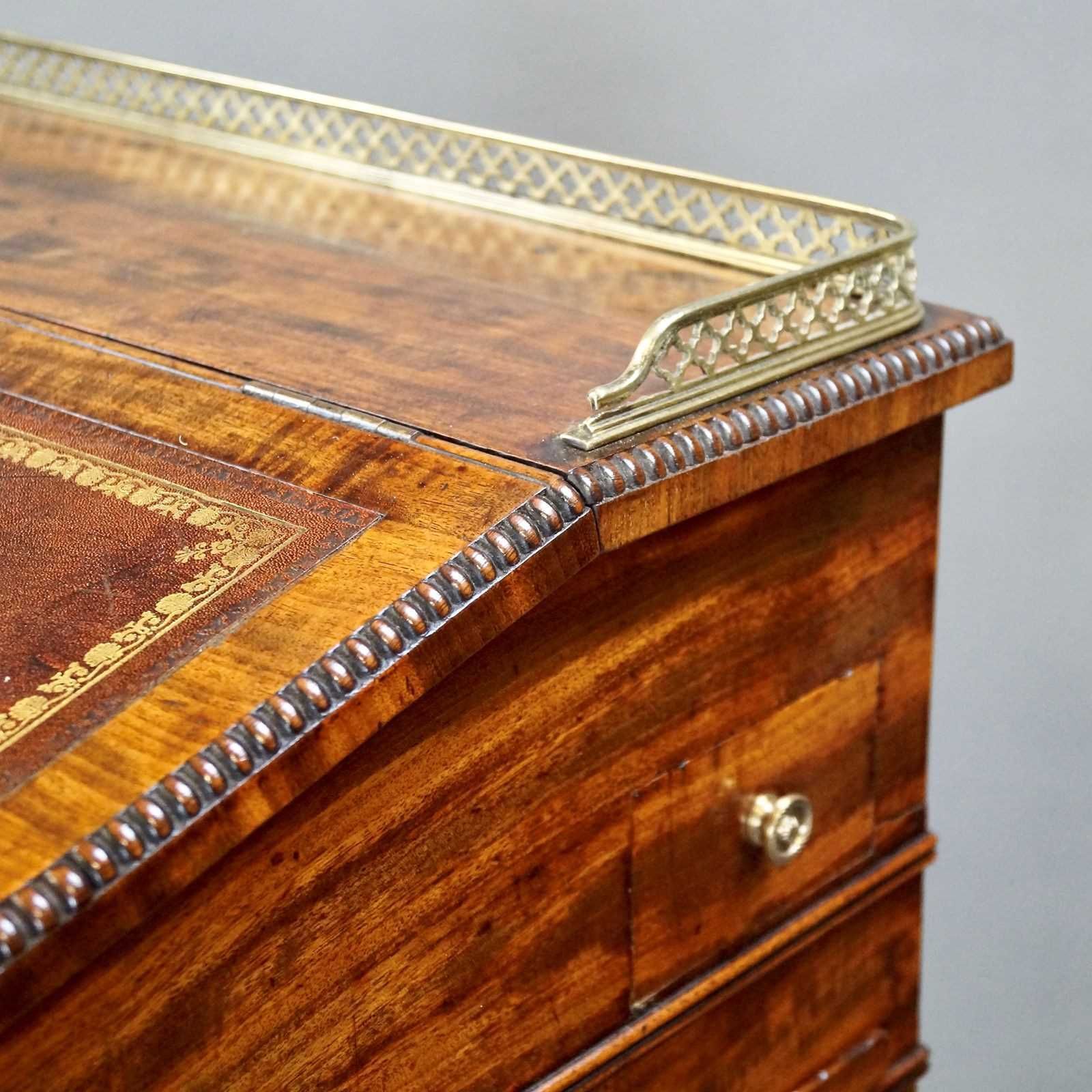 A Fine Gillows Flame Mahogany Davenport photo 3950.0