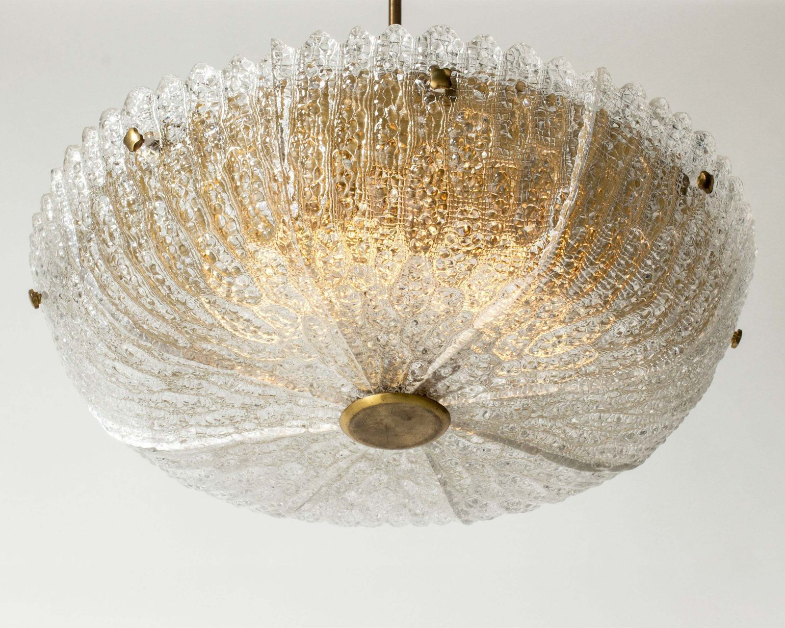Mid-Century Modern Hanglamp van Carl Fagerlund, Orrefors, Zweden, ca. jaren 1950 photo vinterior