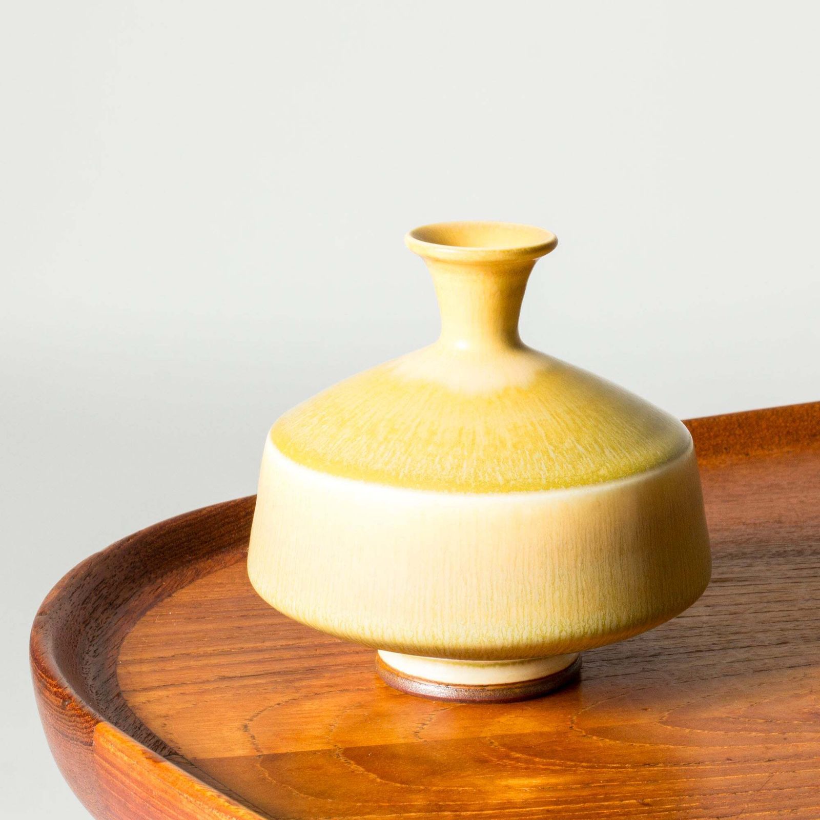Vase en grès mid-century par Berndt Friberg, Gustavsberg, Suède, 1976 photo for sale