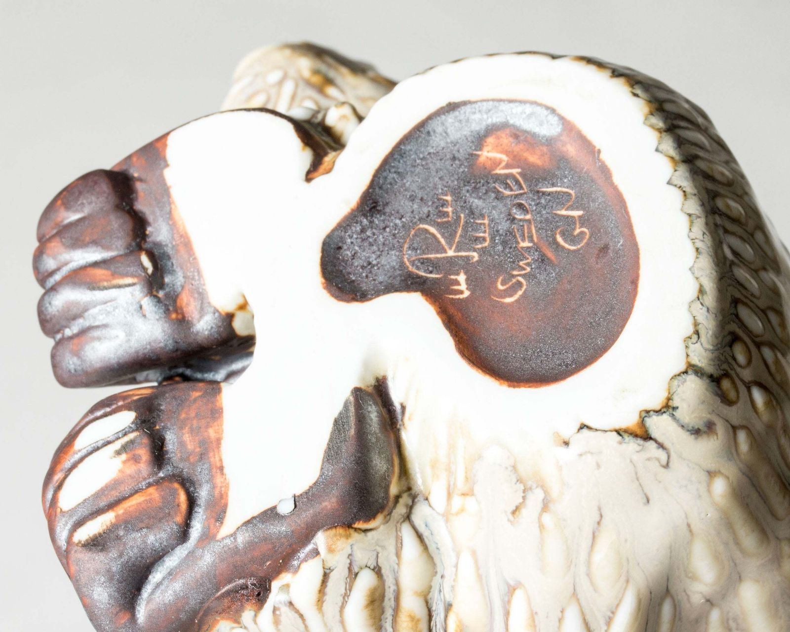 photo for sale Midcentury Stoneware Monkey Sculpture, Gunnar Nylund, Rörstrand, Sweden, 1940s