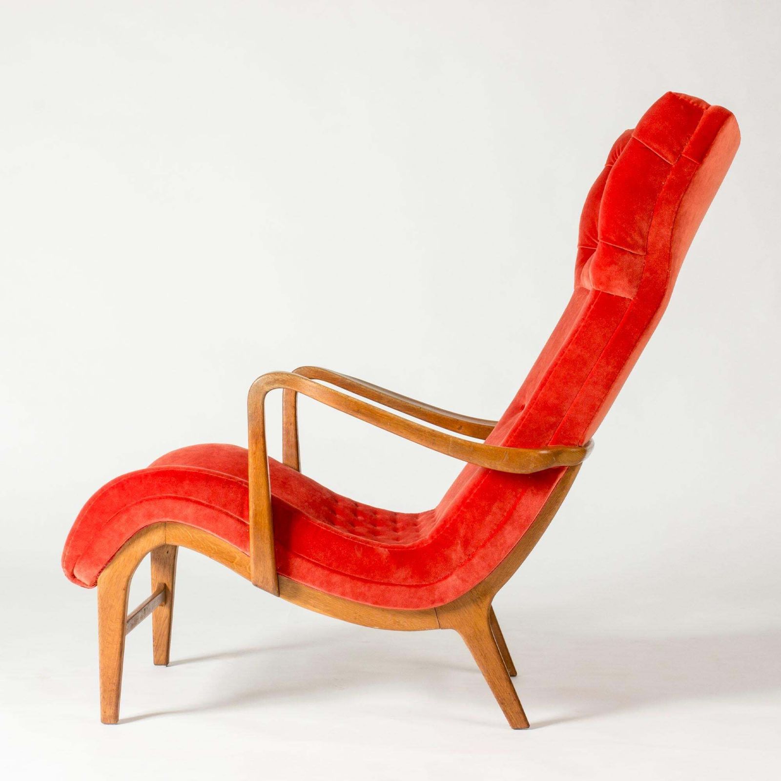 Fauteuil moderne suédois par Carl Cederholm, Firma Stil & Form, Suède, années 1940 photo 16362.0