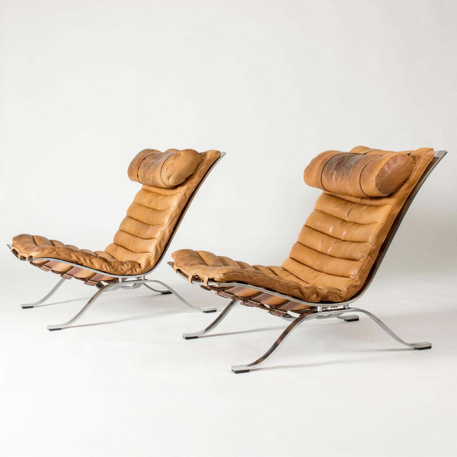 Fauteuils lounge mid-century modern « Ari » par Arne Norell, Suède, années 1960 photo furniture