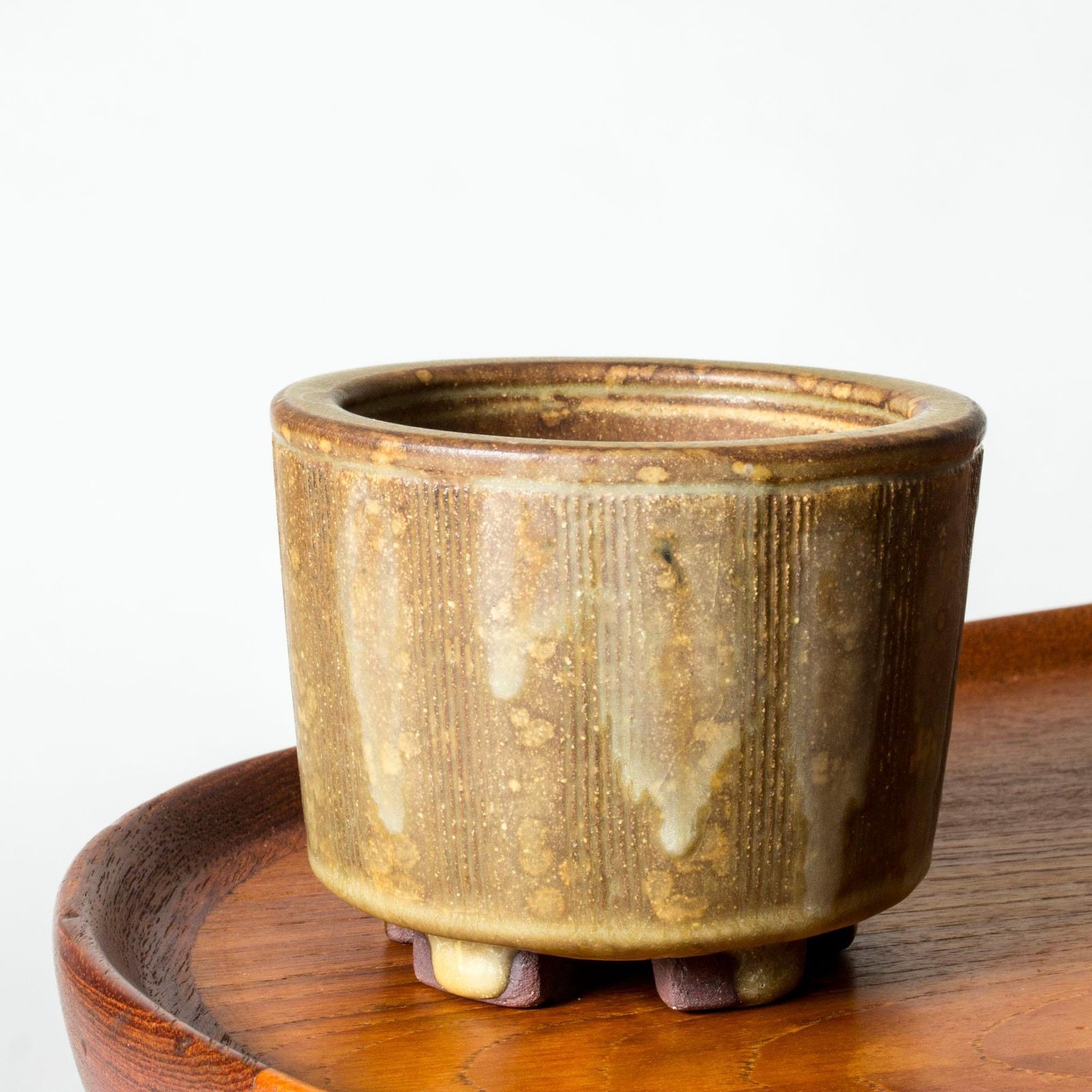 Stoneware "Farsta" Vase By Wilhelm Kåge, Gustavsbergs Studio, Sweden, 1952 photo furniture