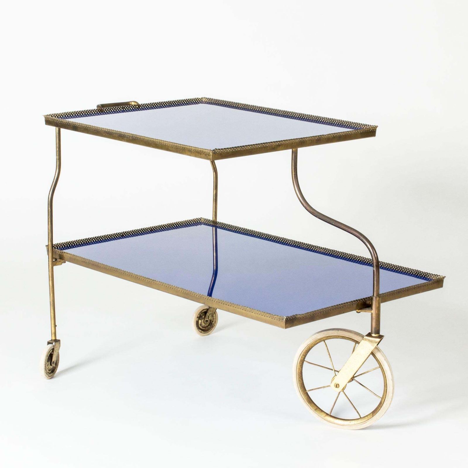 Swedish Modern serveerwagen van Josef Frank, Firma Svenskt Tenn, jaren 1940/50 photo for sale
