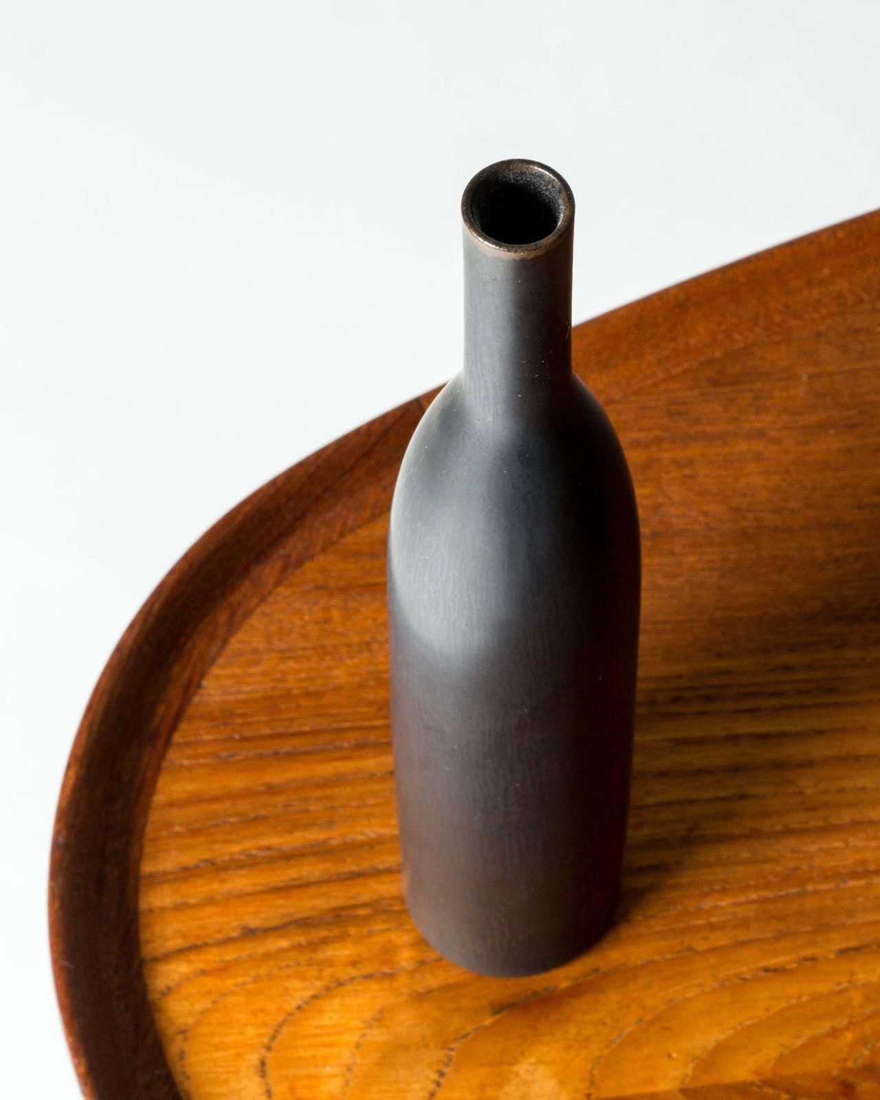 Midcentury Stoneware Vase By Carl Harry Stålhane, Rörstrand, Sweden, 1950s photo vinterior
