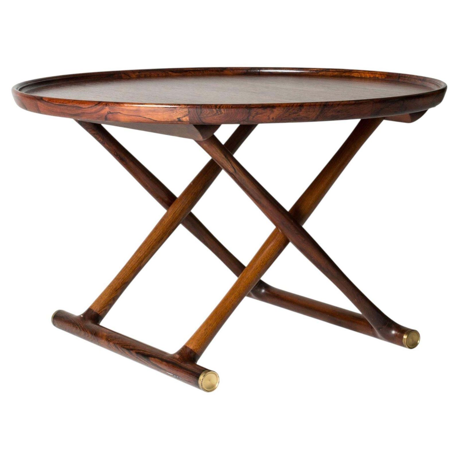 Danish Modern rozenhout 'Egyptian Table' salontafel van Mogens Lassen, jaren 1940