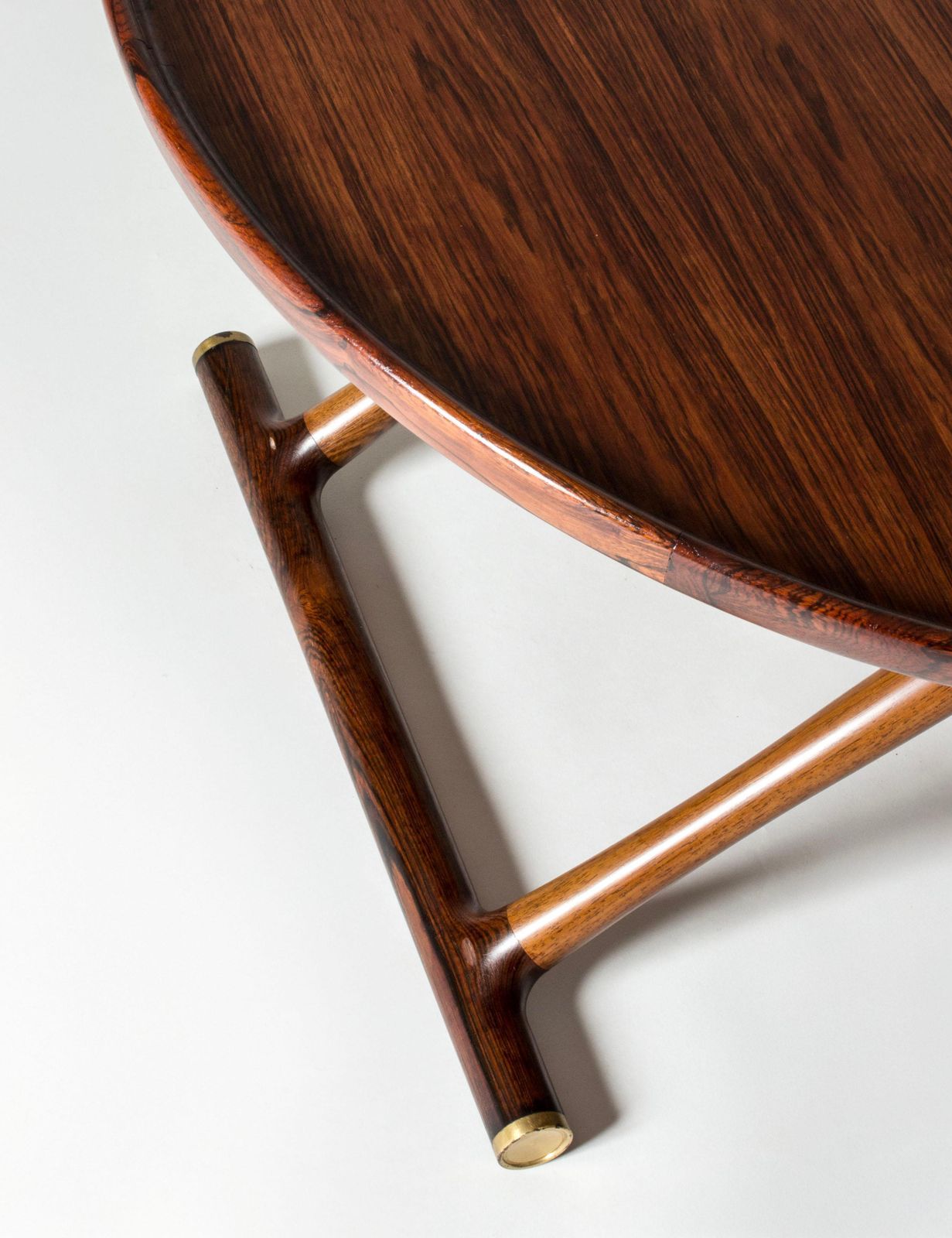 photo for sale Danish Modern Rosewood 'Egyptian Table' Coffee Table By Mogens Lassen, 1940s