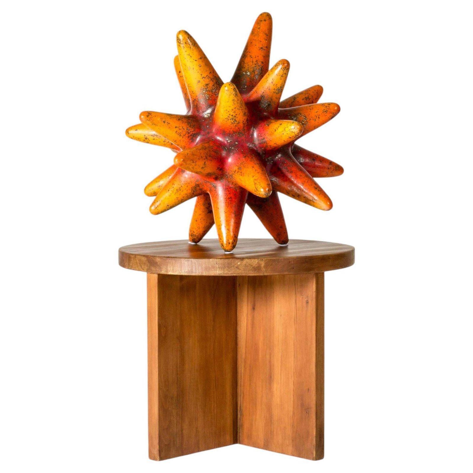 Zweedse modernistische zeegel-sculptuur van Hans Hedberg, Biot, Frankrijk