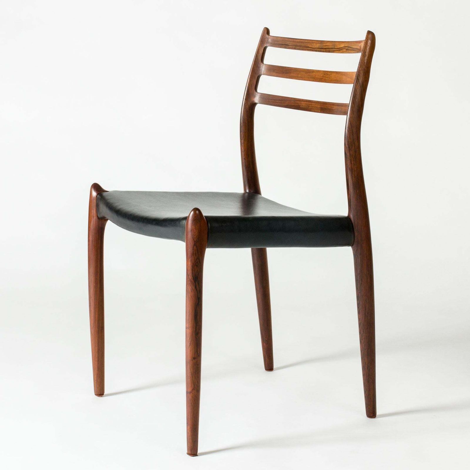 Set Of Six Rosewood Dining Chairs By Niels O. Møller, Denmark, 1960s photo buy