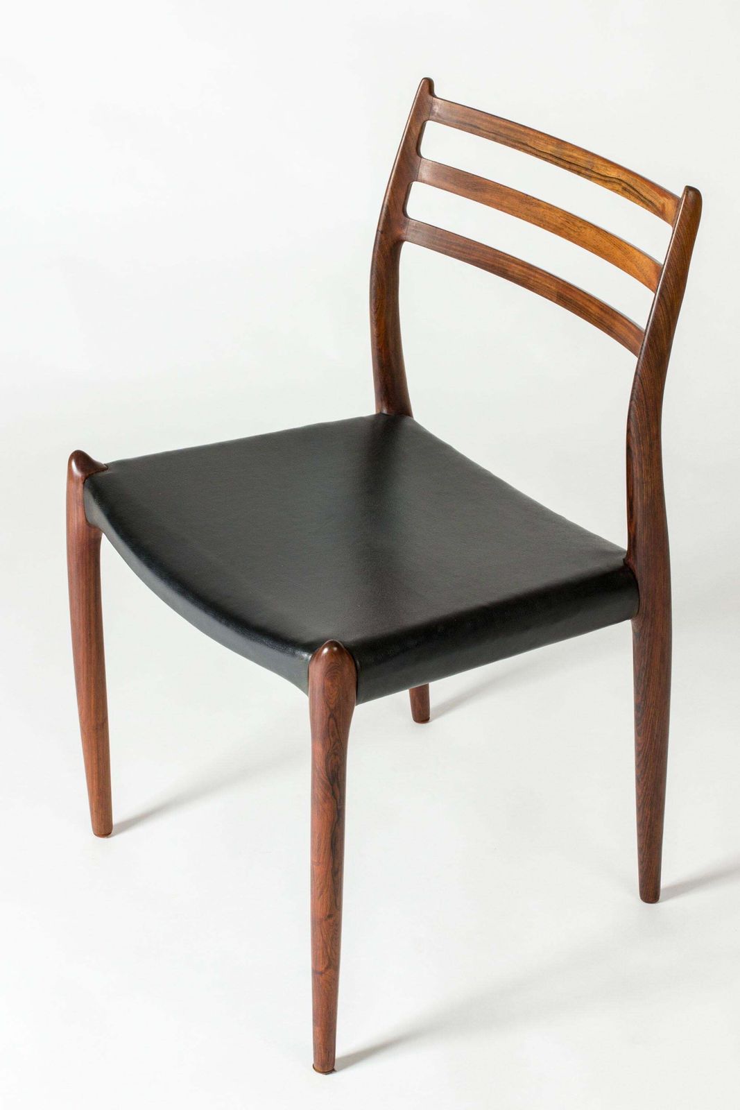 Set Of Six Rosewood Dining Chairs By Niels O. Møller, Denmark, 1960s photo vintage