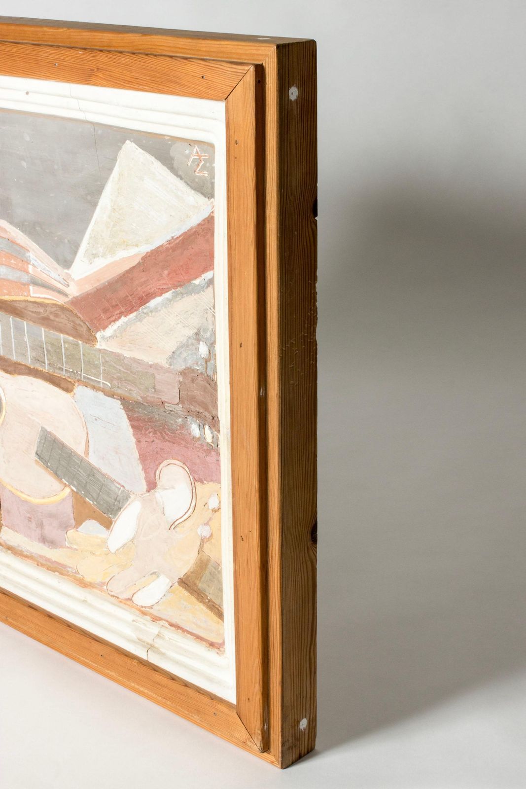 Relief mural moderniste, nature morte en terre cuite, par Allan Ebeling photo buy