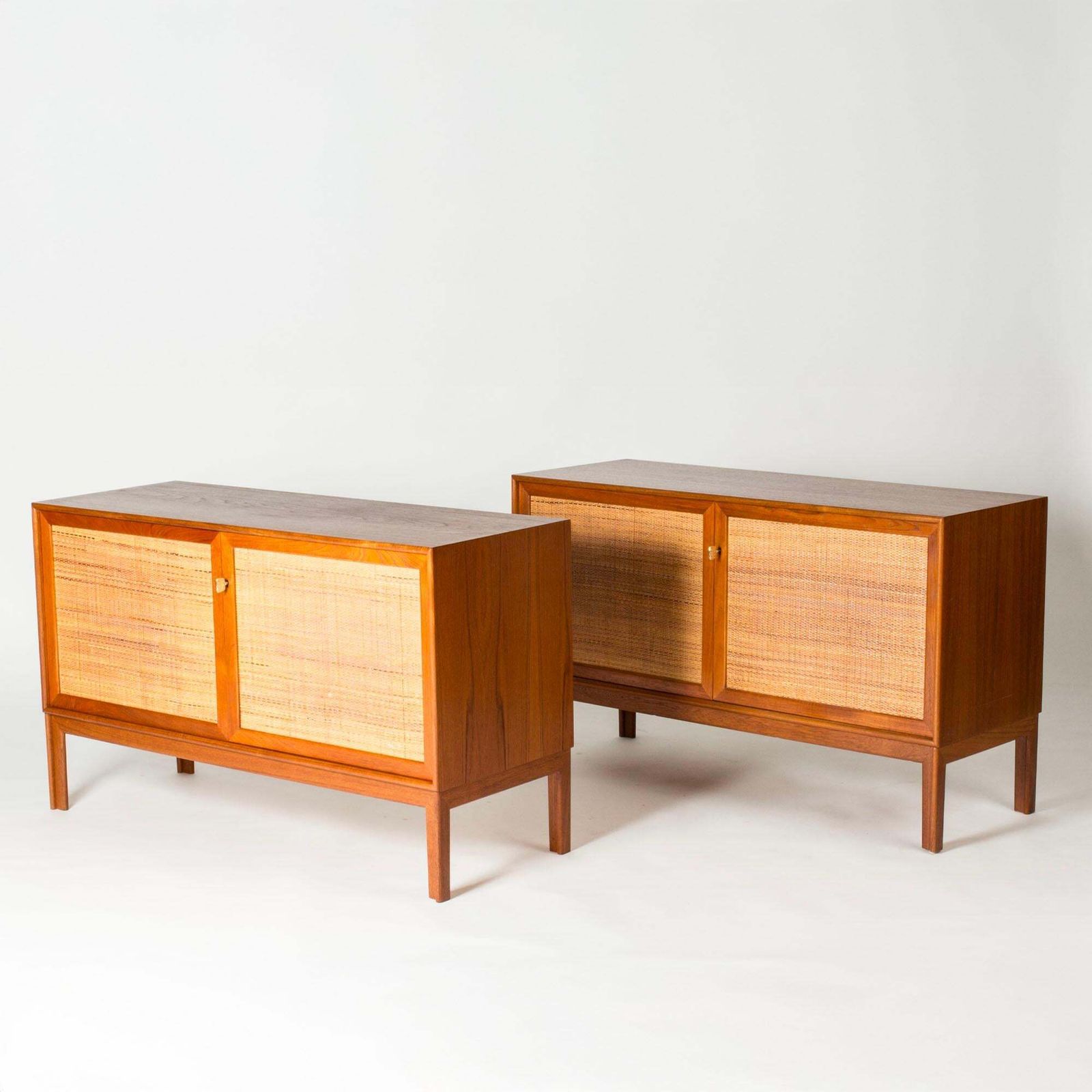 Pair Of Midcentury Sideboards By Alf Svensson, Bjästa, Sweden, 1960s photo for sale