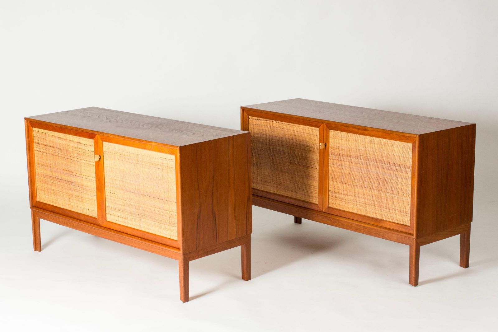 Pair Of Midcentury Sideboards By Alf Svensson, Bjästa, Sweden, 1960s photo Furniture