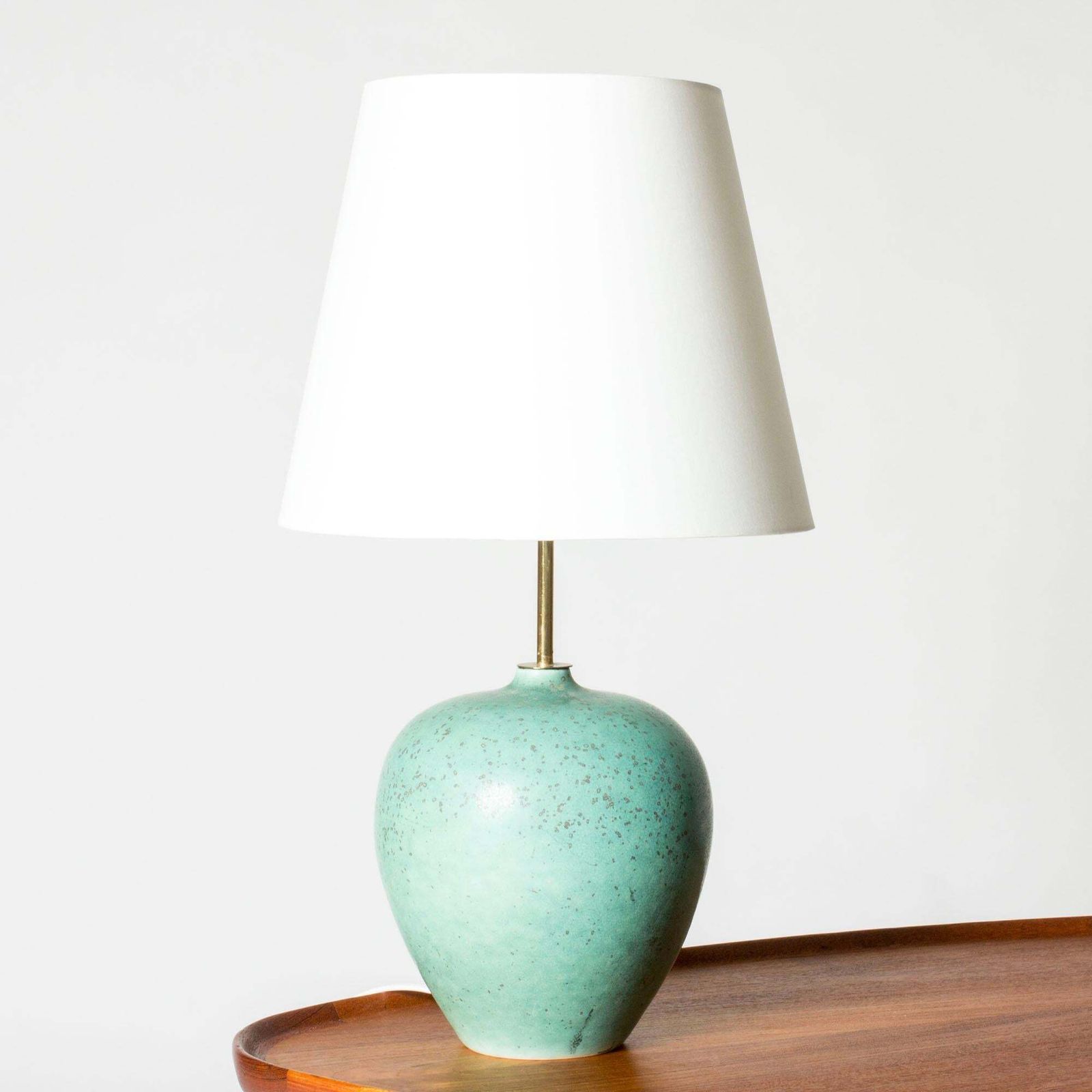 Stoneware tafellamp van Gunnar Nylund, Rörstrand, Zweden, jaren 1940 photo furniture
