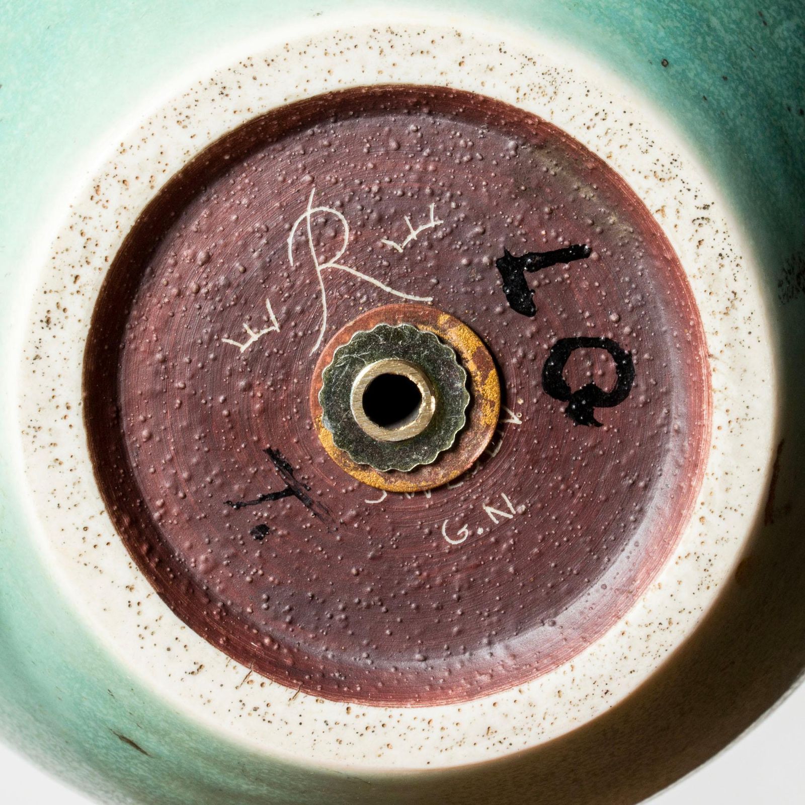 photo furniture Stoneware tafellamp van Gunnar Nylund, Rörstrand, Zweden, jaren 1940