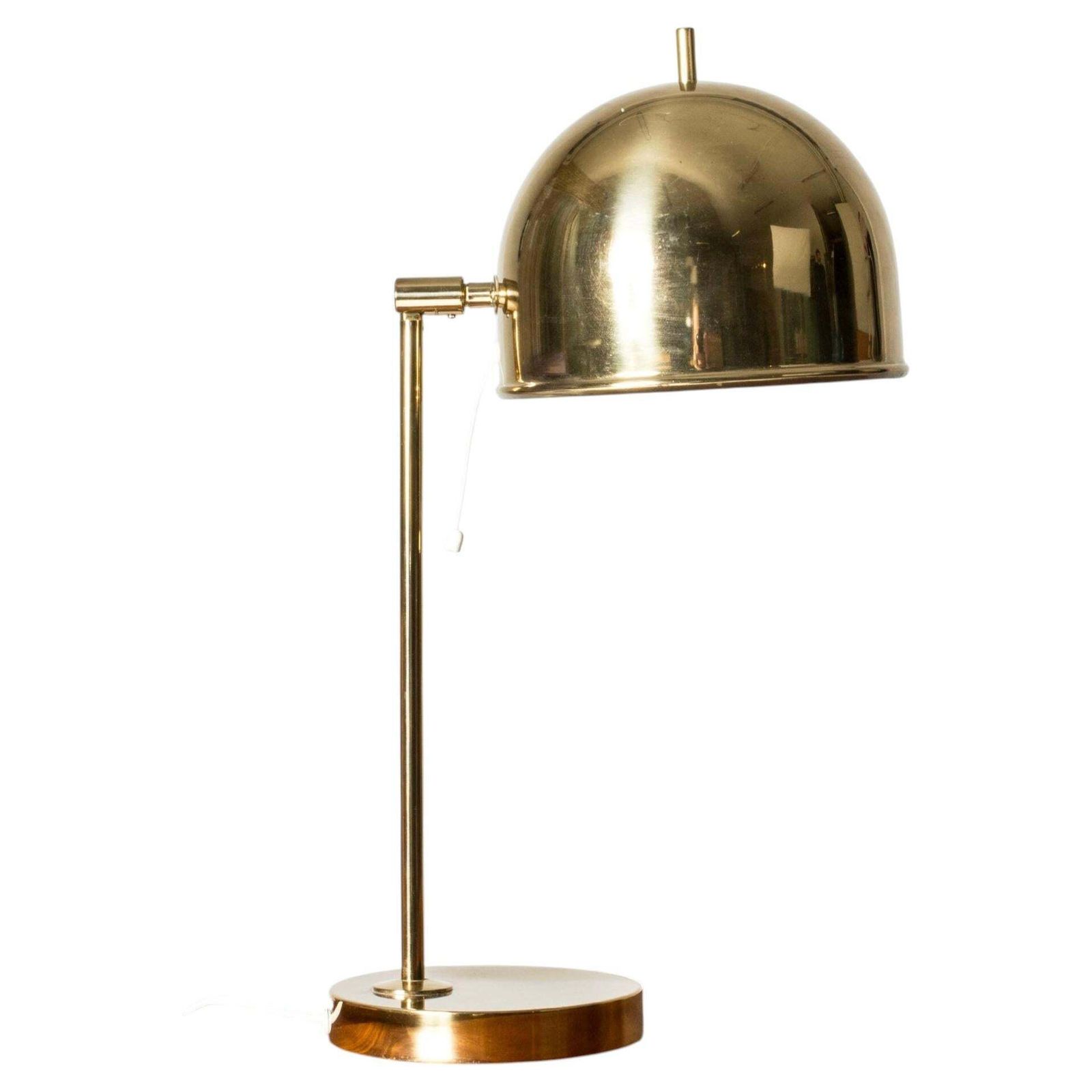 Mid-Century Modern Messing Tafellamp van Eje Ahlgren, Bergboms, Zweden, jaren 1960