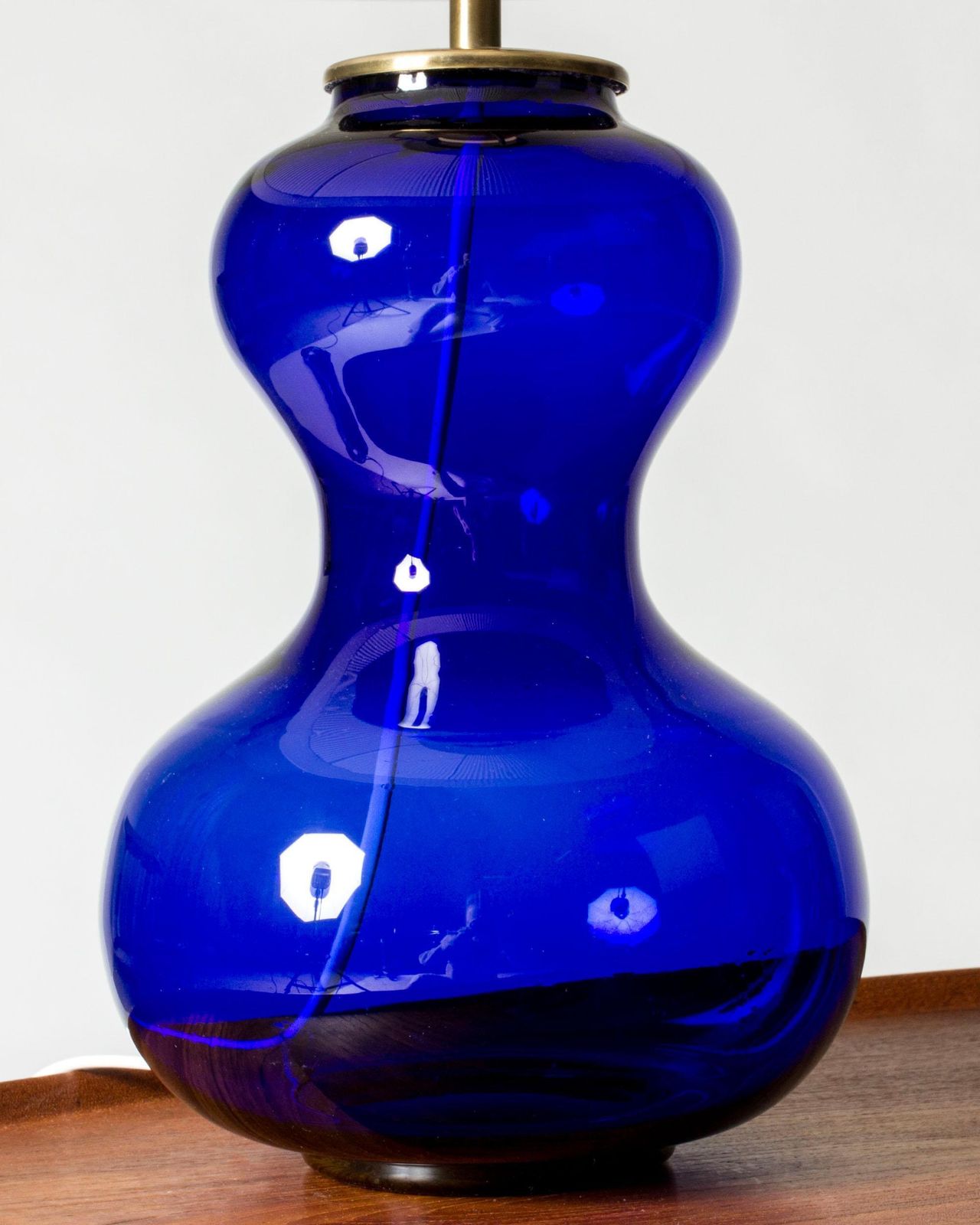 Lampe de table moderne suédoise en verre, par Josef Frank pour Firma Svenskt Tenn, années 1940/50 photo vintage