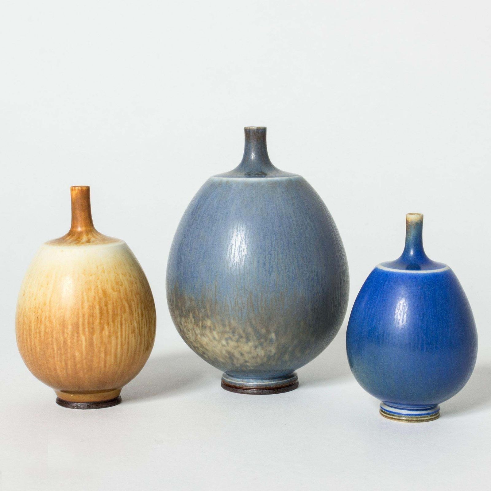 Midcentury Stoneware Vase By Berndt Friberg, Gustavsberg, Sweden, 1977 photo buy