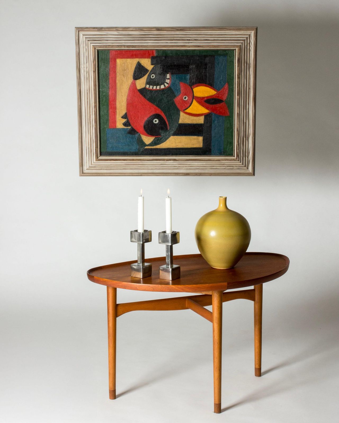Peinture à l'huile par Bengt Orup photo vintage