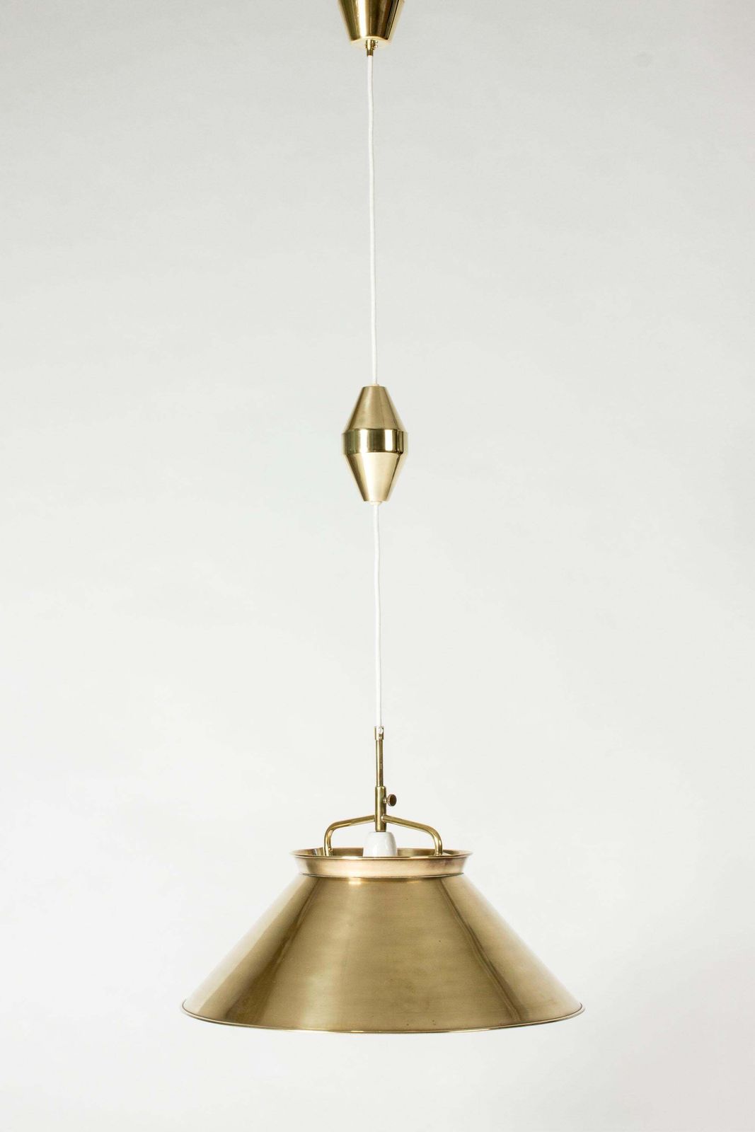 Brass Pendant Light Jh 1 By Hans J. Wegner, Scandinavian Design photo for sale