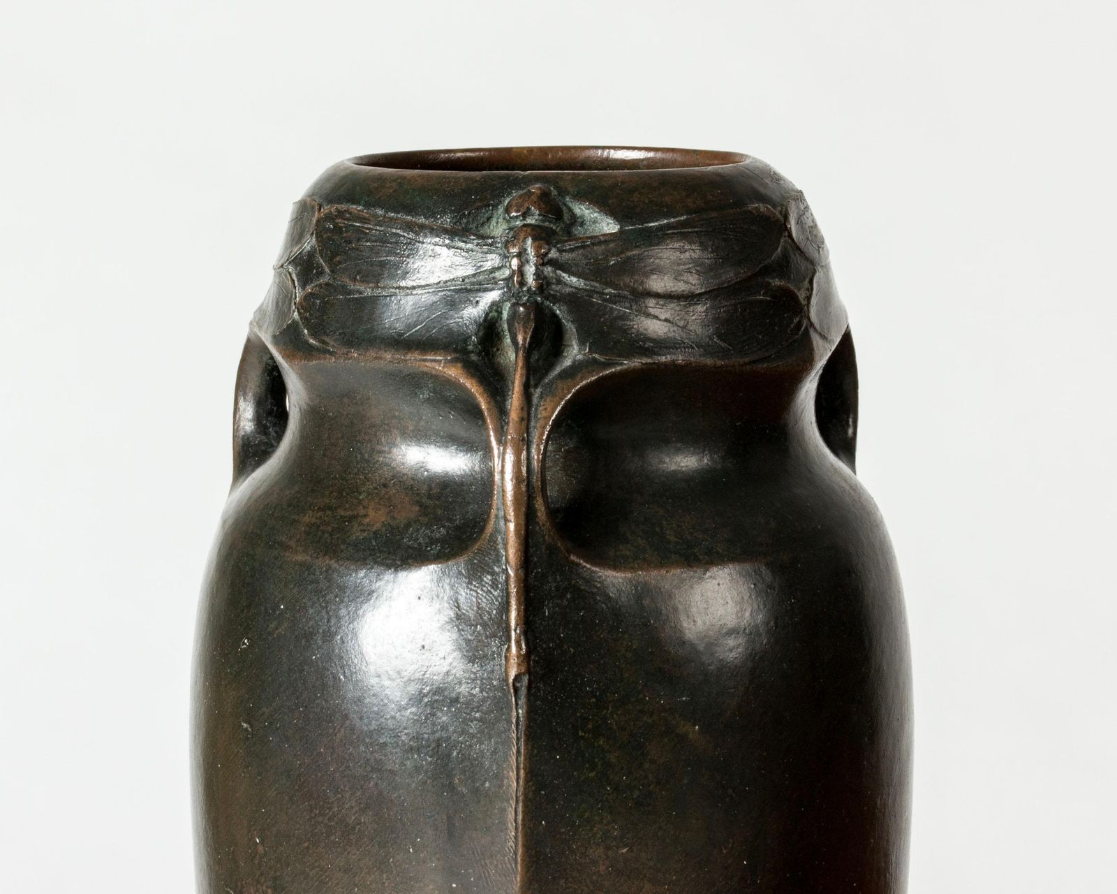 Art Nouveau bronzen vaas van A. Granberg voor Hugo Elmqvist, Zweden, ca. 1900 photo for sale