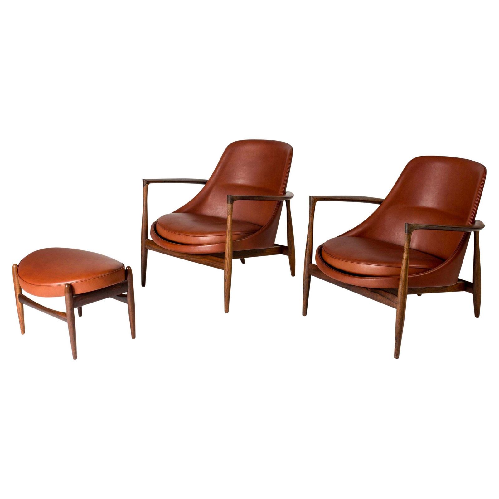 Fauteuils de salon scandinaves modernes « Elizabeth » par Ib Kofod Larsen, Danemark, 1963
