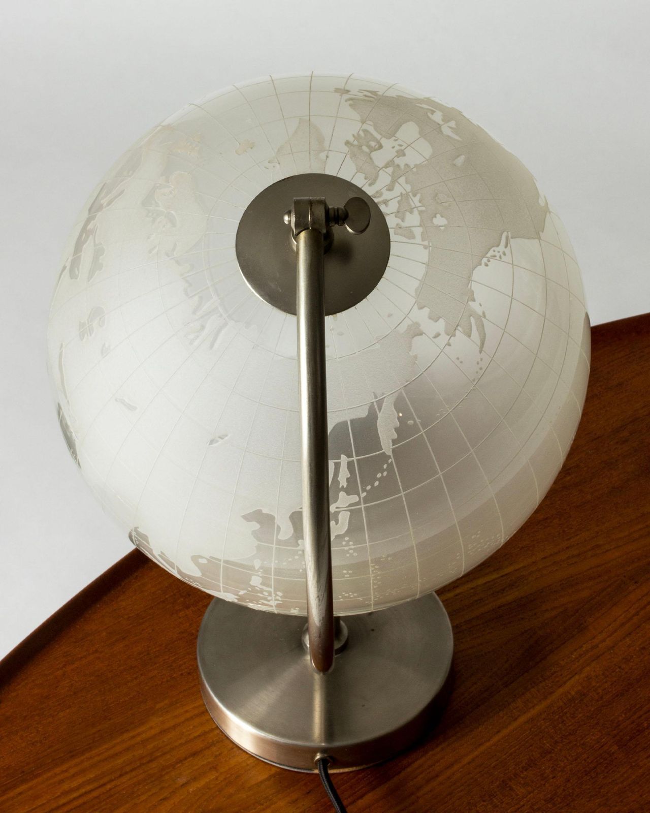 Lampe de table globe vintage, Flygfors, Suède, années 1950 photo buy