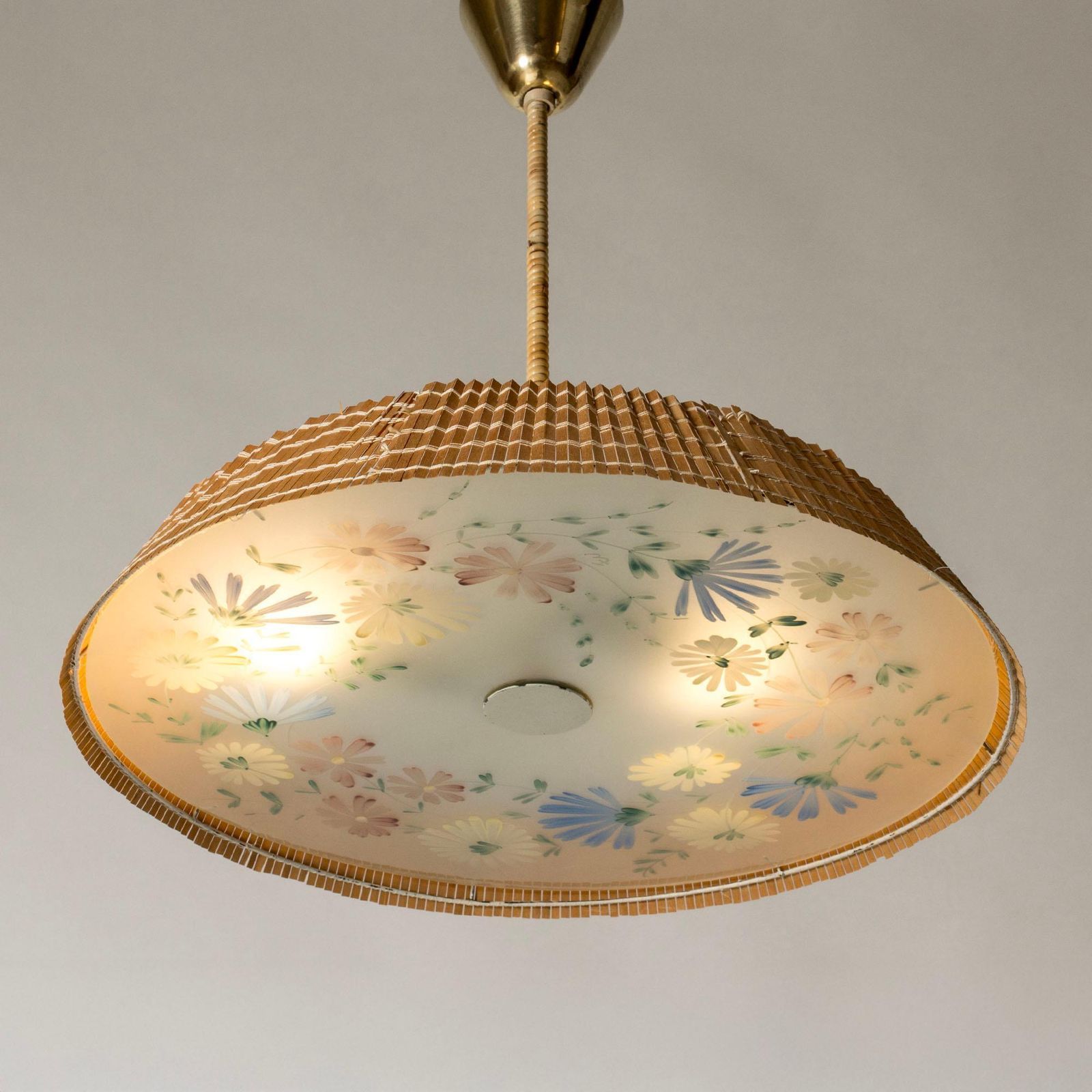 Mid-Century Modern Plafondlamp van Paavo Tynell, Finland, jaren 1940 photo vinterior