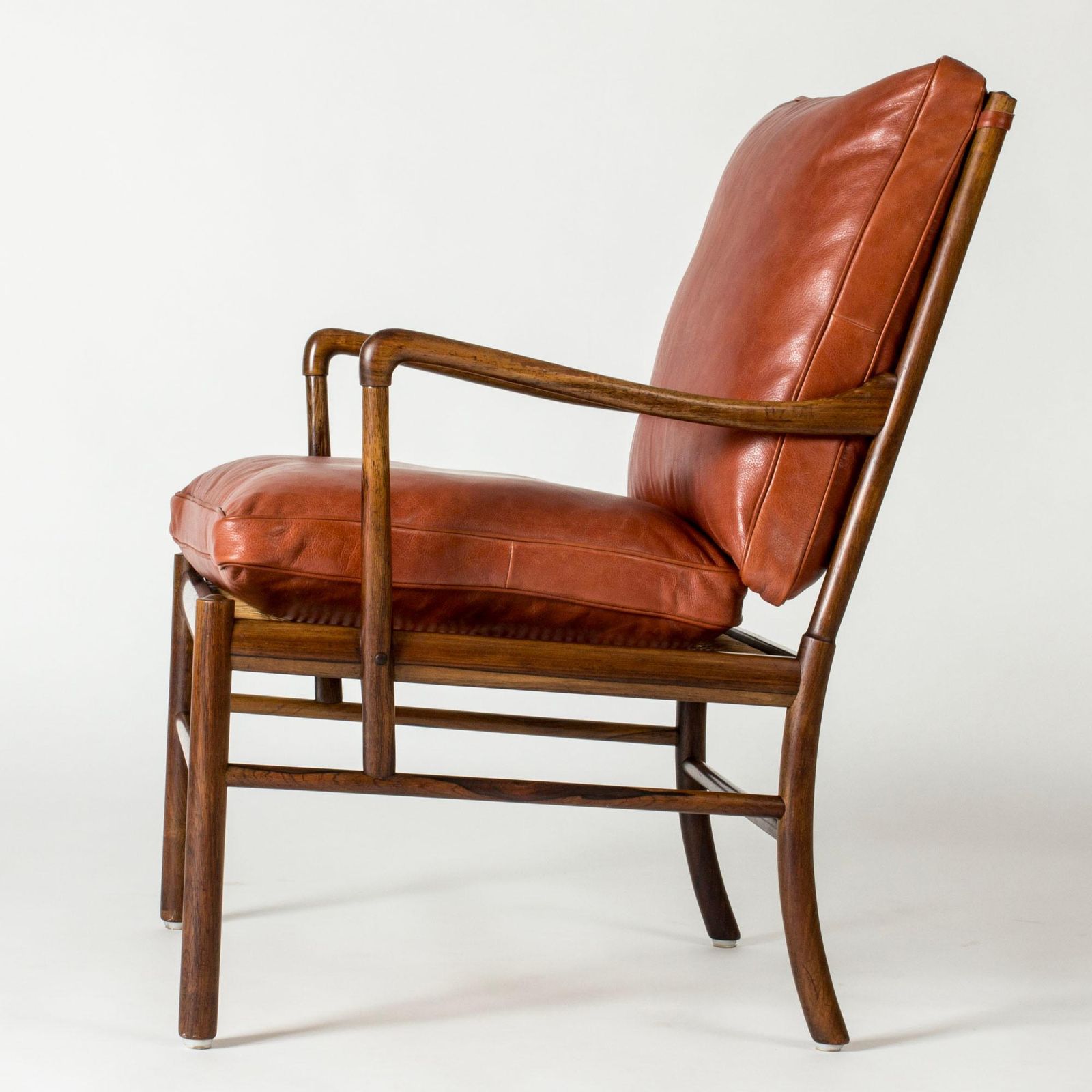 Fauteuils de salon scandinaves modernes « Colonial » par Ole Wanscher, Danemark, années 1940 photo 22911.0