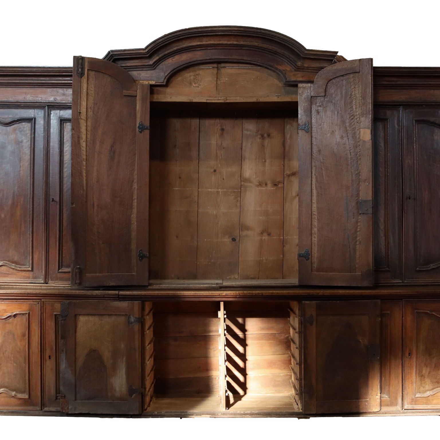 photo furniture Large Two Part Sideboard   Lombardy, Mid 18th Century