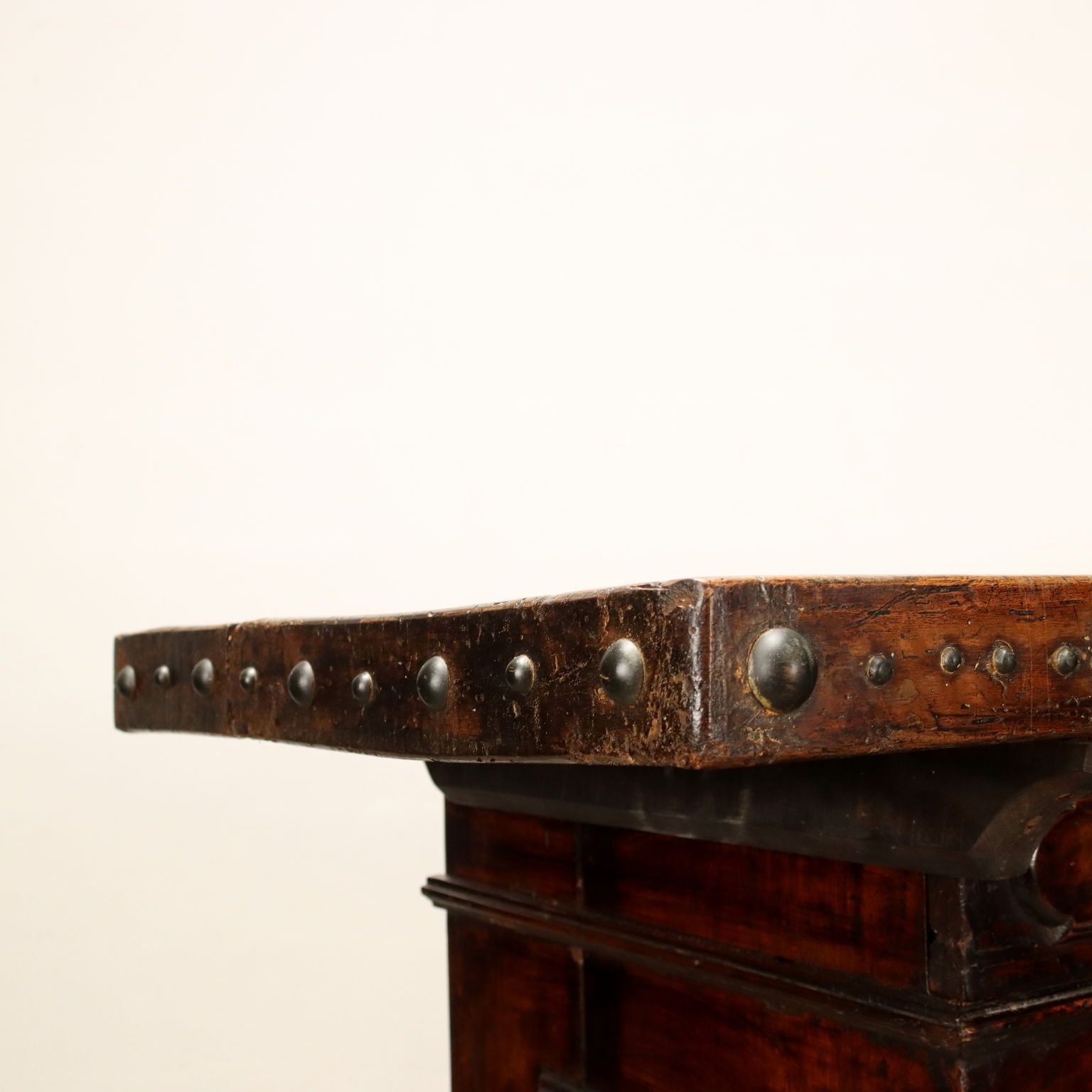 Baroque Walnut Sideboard With Metal Studs   Emilia, 18th Century photo buy