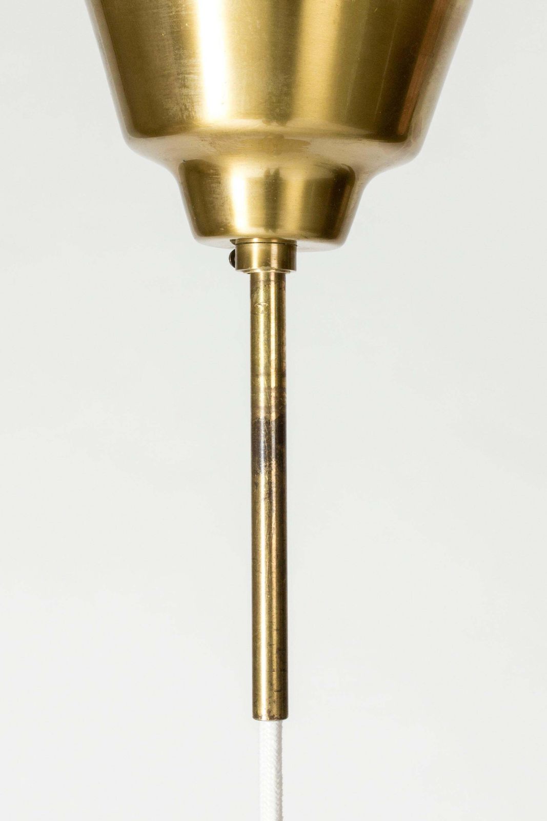Lampe à suspension scandinave mid-century par Hans Bergström, Suède, années 1940 photo for sale