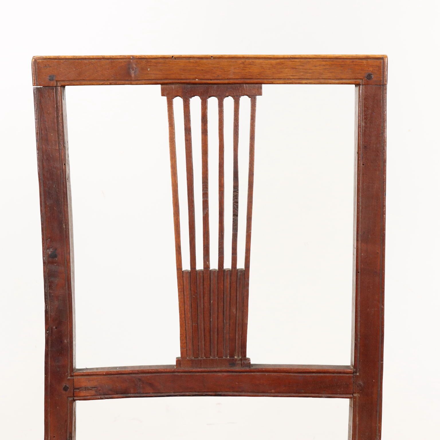 Chaises italiennes en noyer, XIXe siècle photo for sale