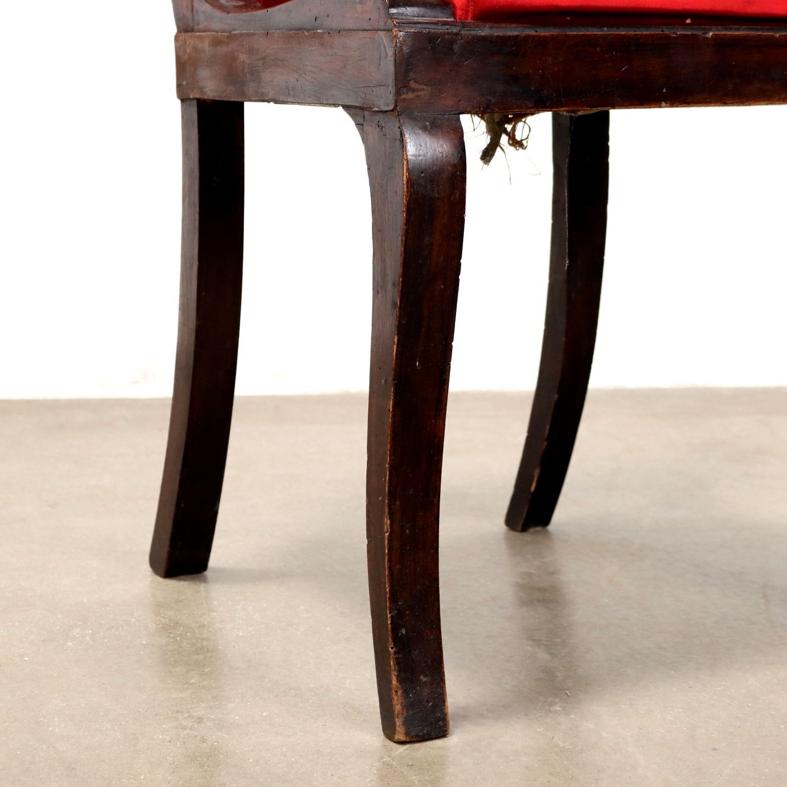 Pair Of Directoire Chairs In Walnut   Italy, Late 18th To Early 19th Century photo vinterior